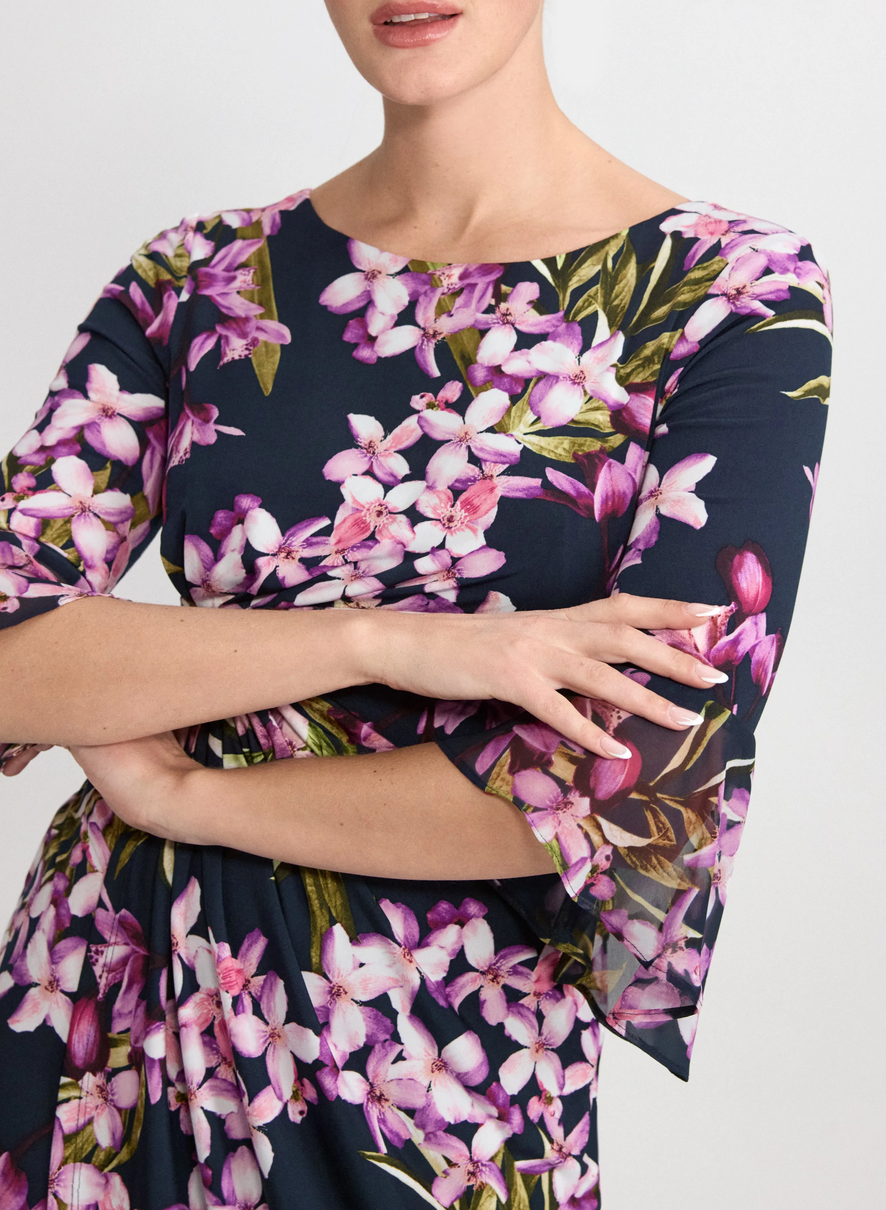Floral Jersey Dress sold by Laura product image thumbnail 3
