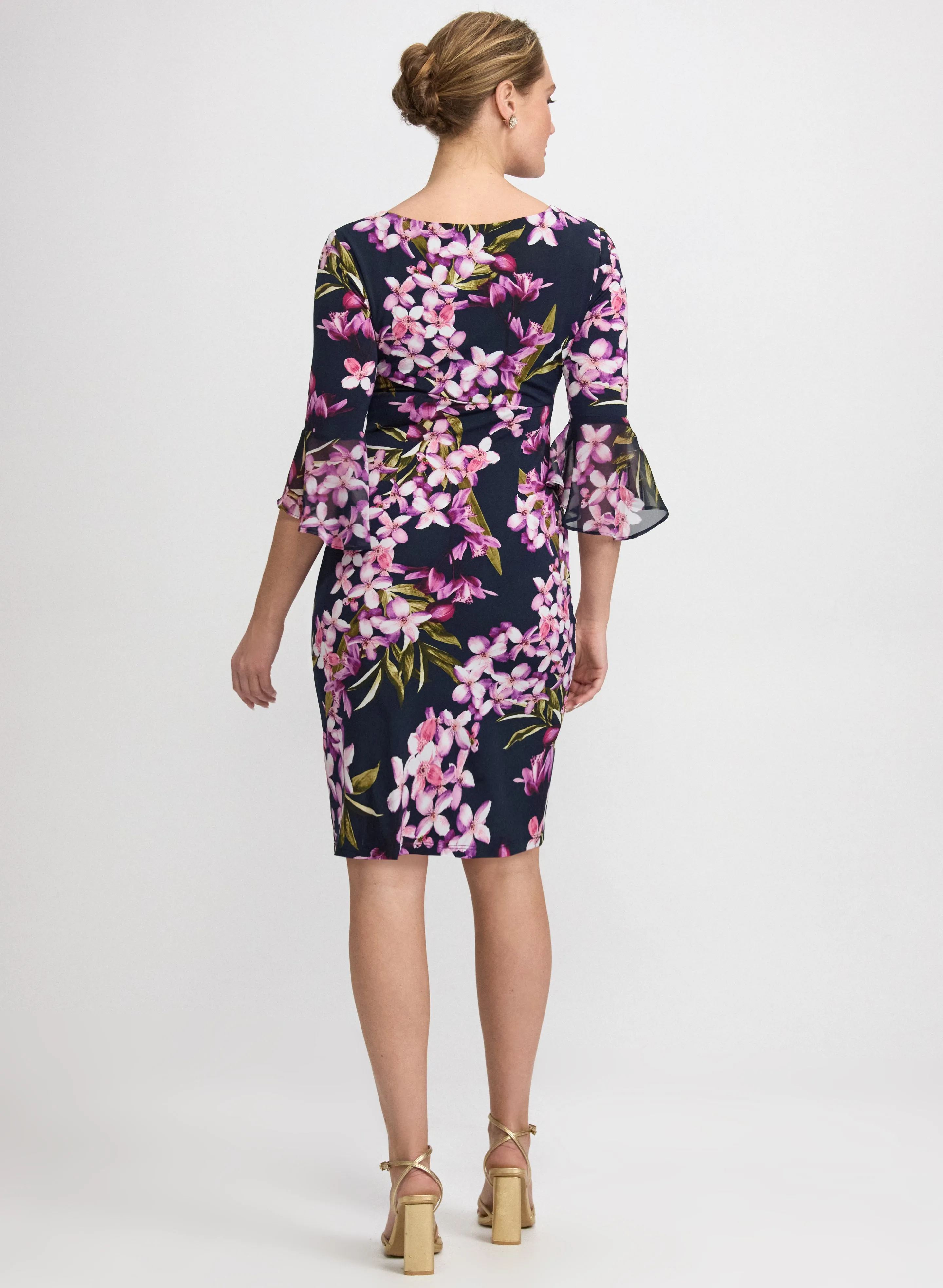 Floral Jersey Dress sold by Laura product image thumbnail 4