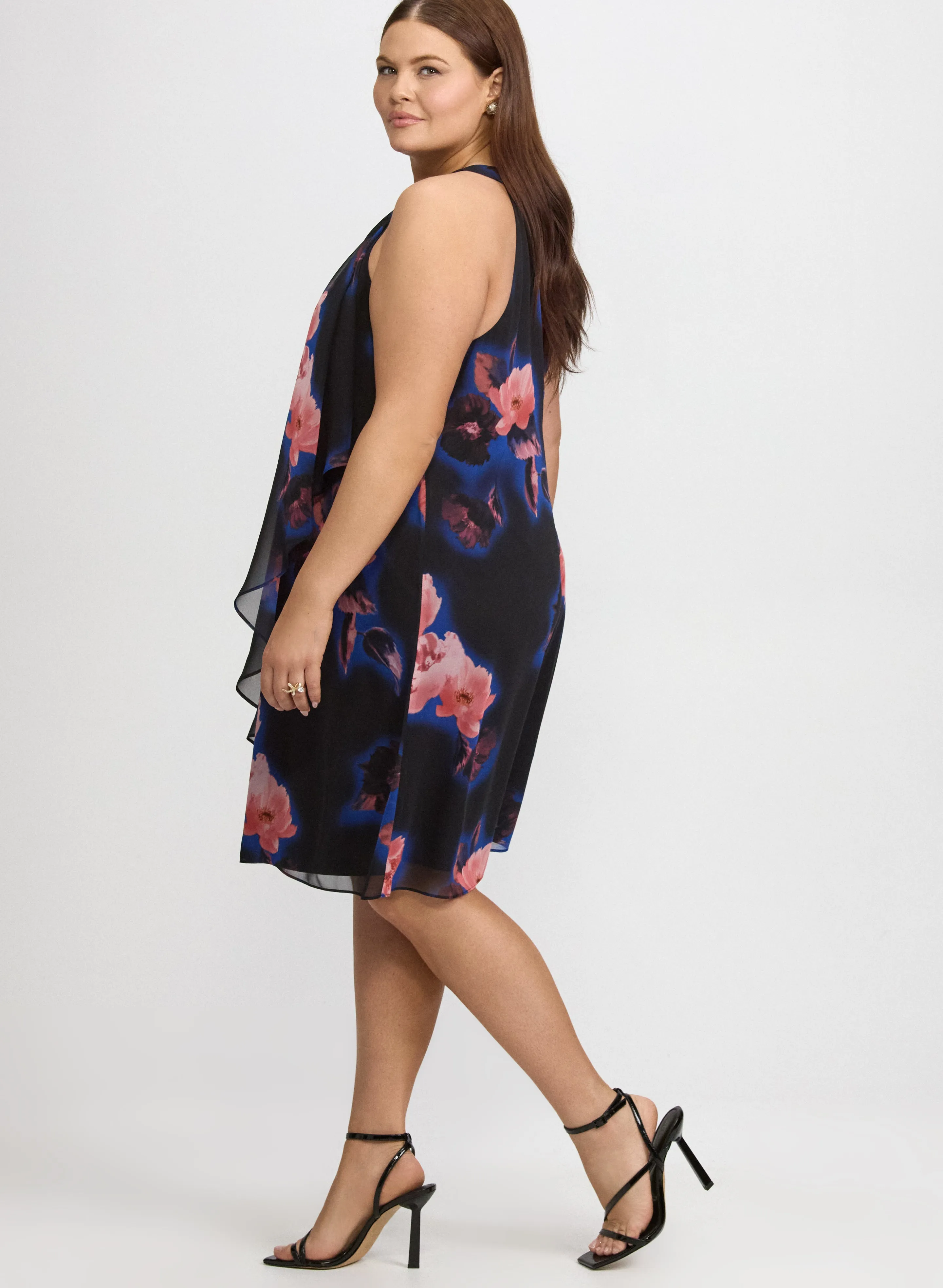 Chiffon Halter Neck Dress sold by Laura product image thumbnail 2