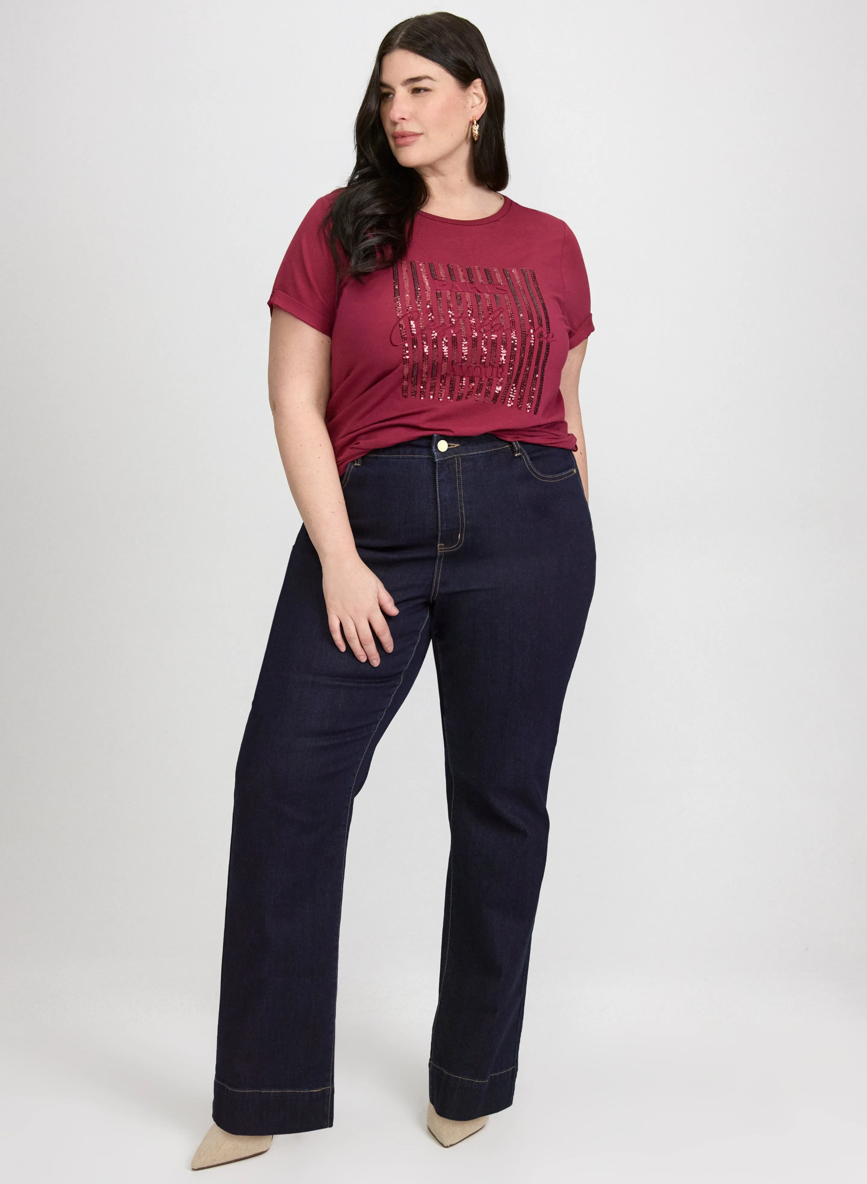 Paris Sequin T-Shirt sold by Laura product image thumbnail 3