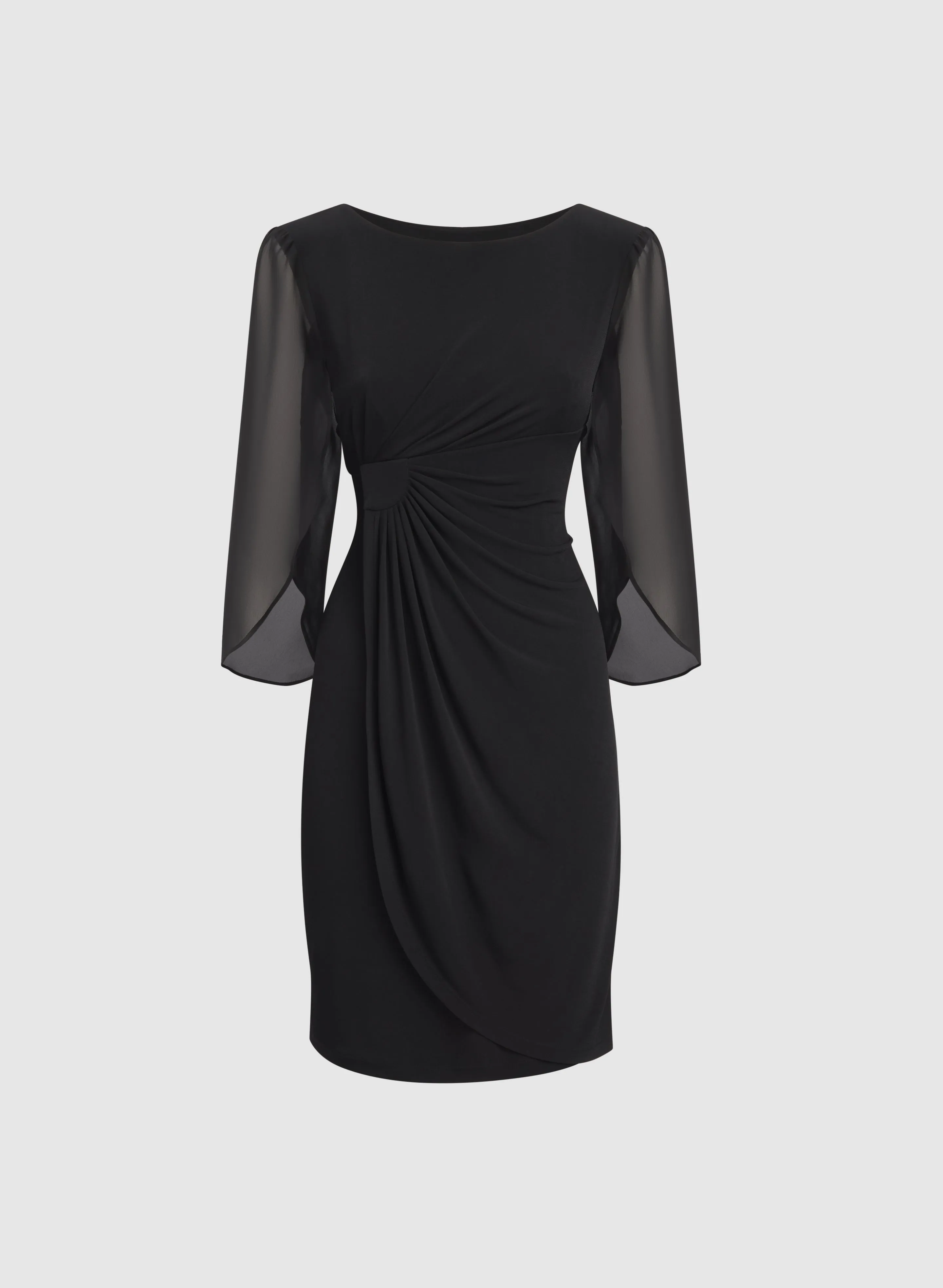 Chiffon Cape Sleeve Dress sold by Laura product image thumbnail 5