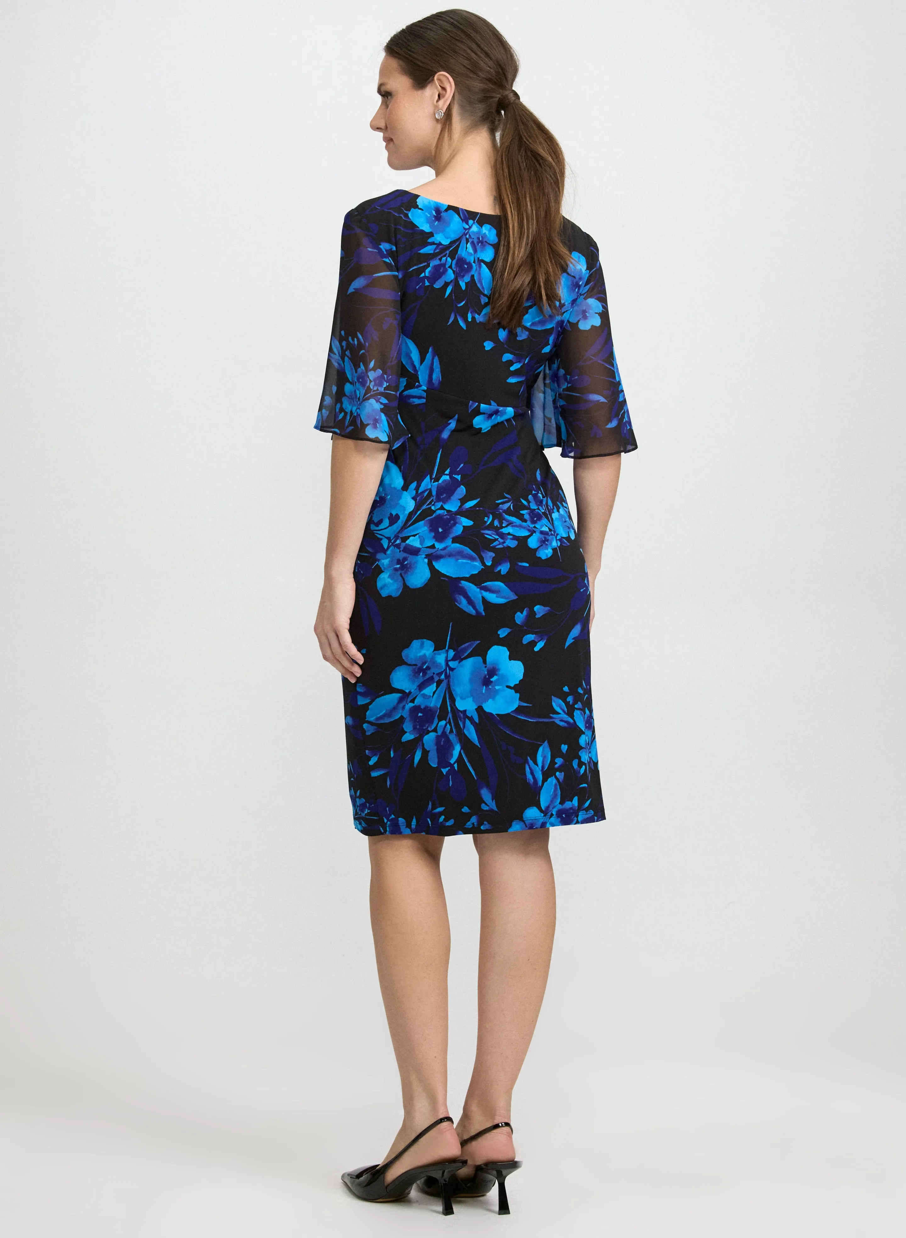 Floral Chiffon Dress sold by Laura product image thumbnail 4