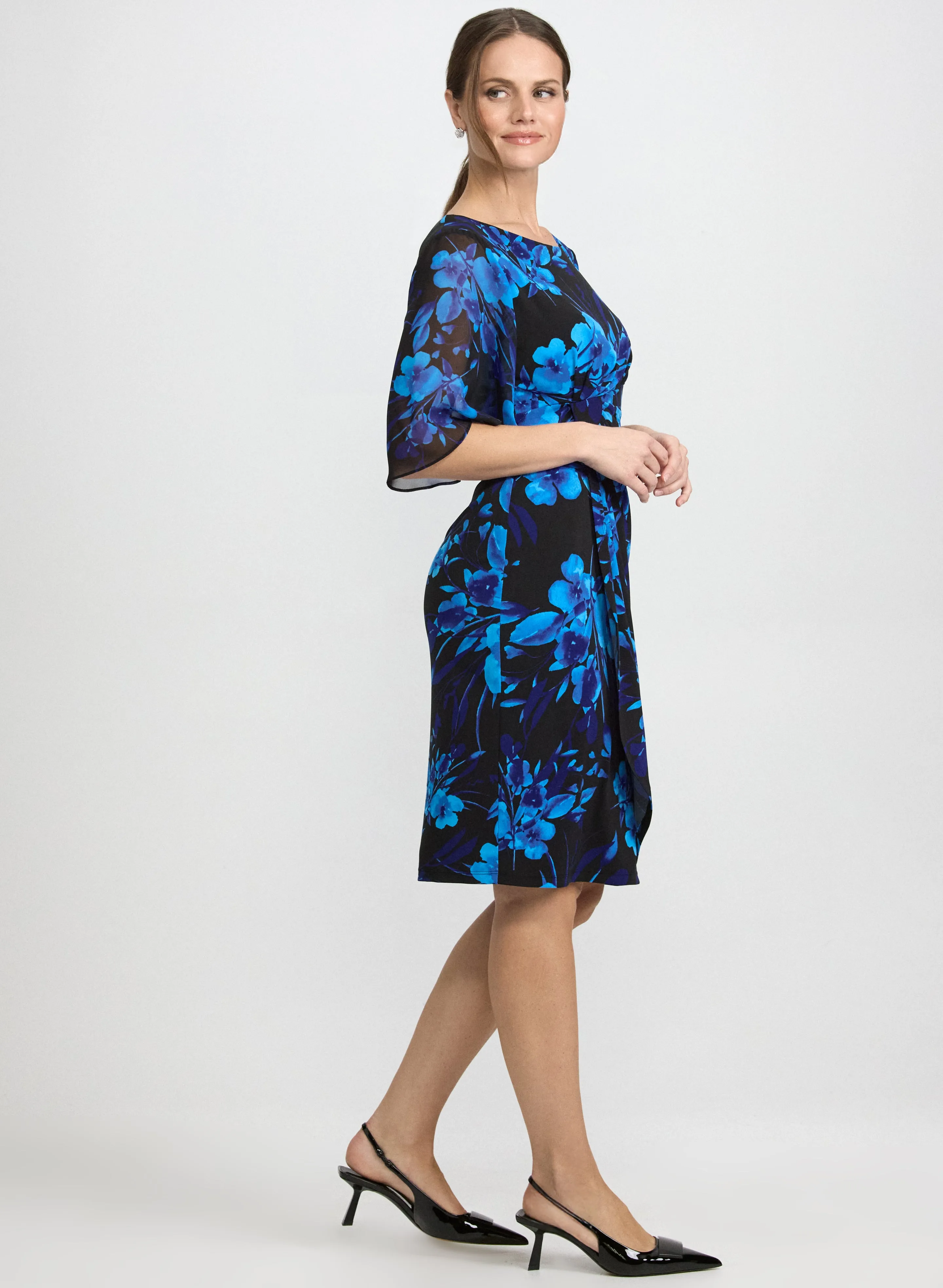 Floral Chiffon Dress sold by Laura product image thumbnail 2