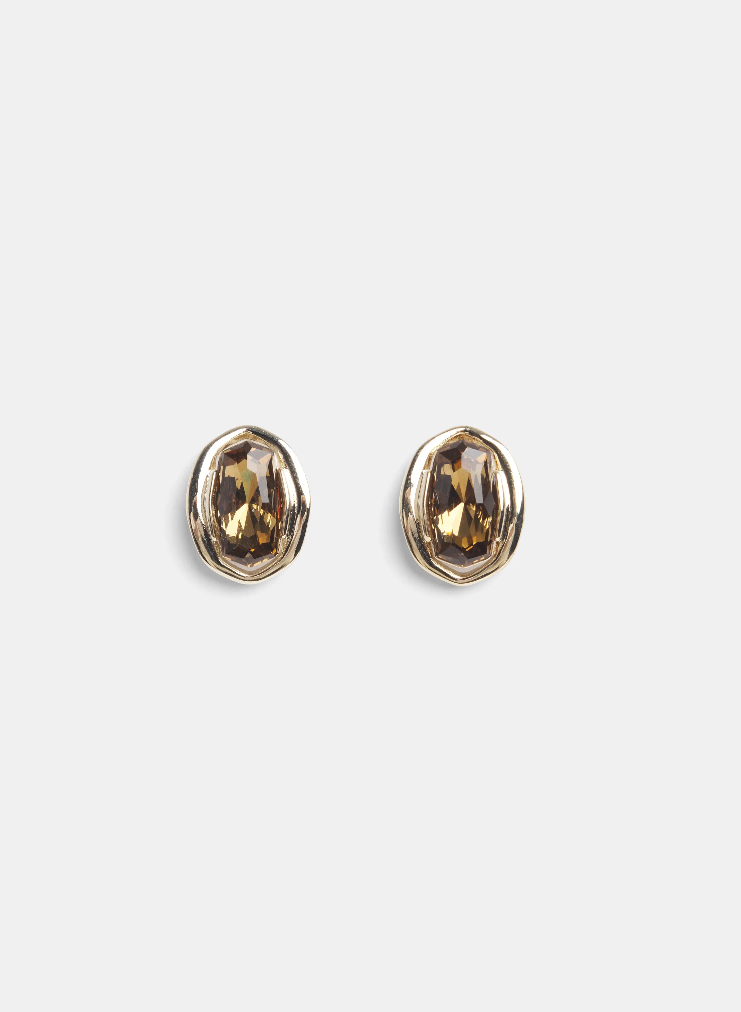 Faceted Stone Earrings sold by Laura