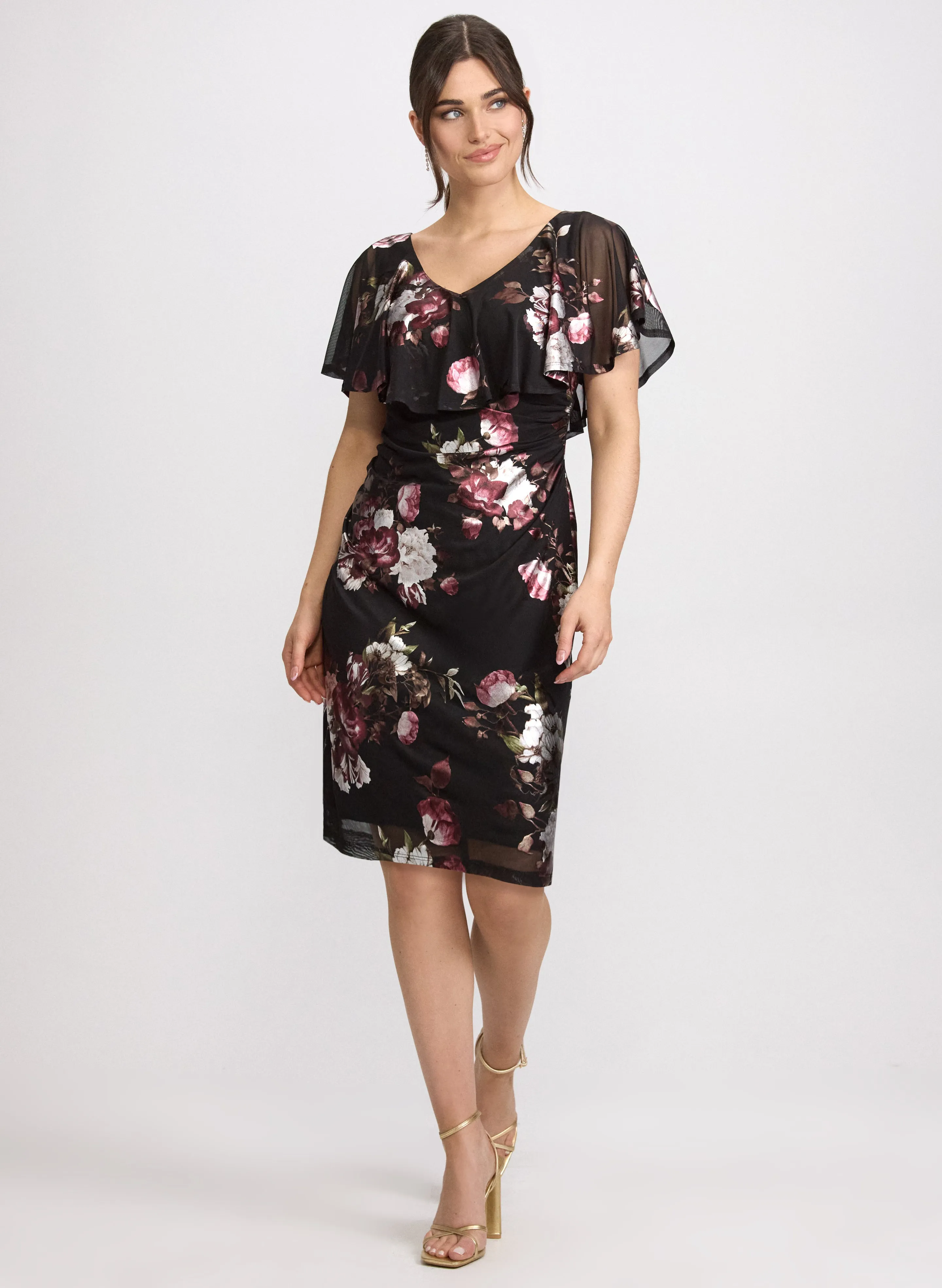 Floral Capelet Dress sold by Laura product image thumbnail 2