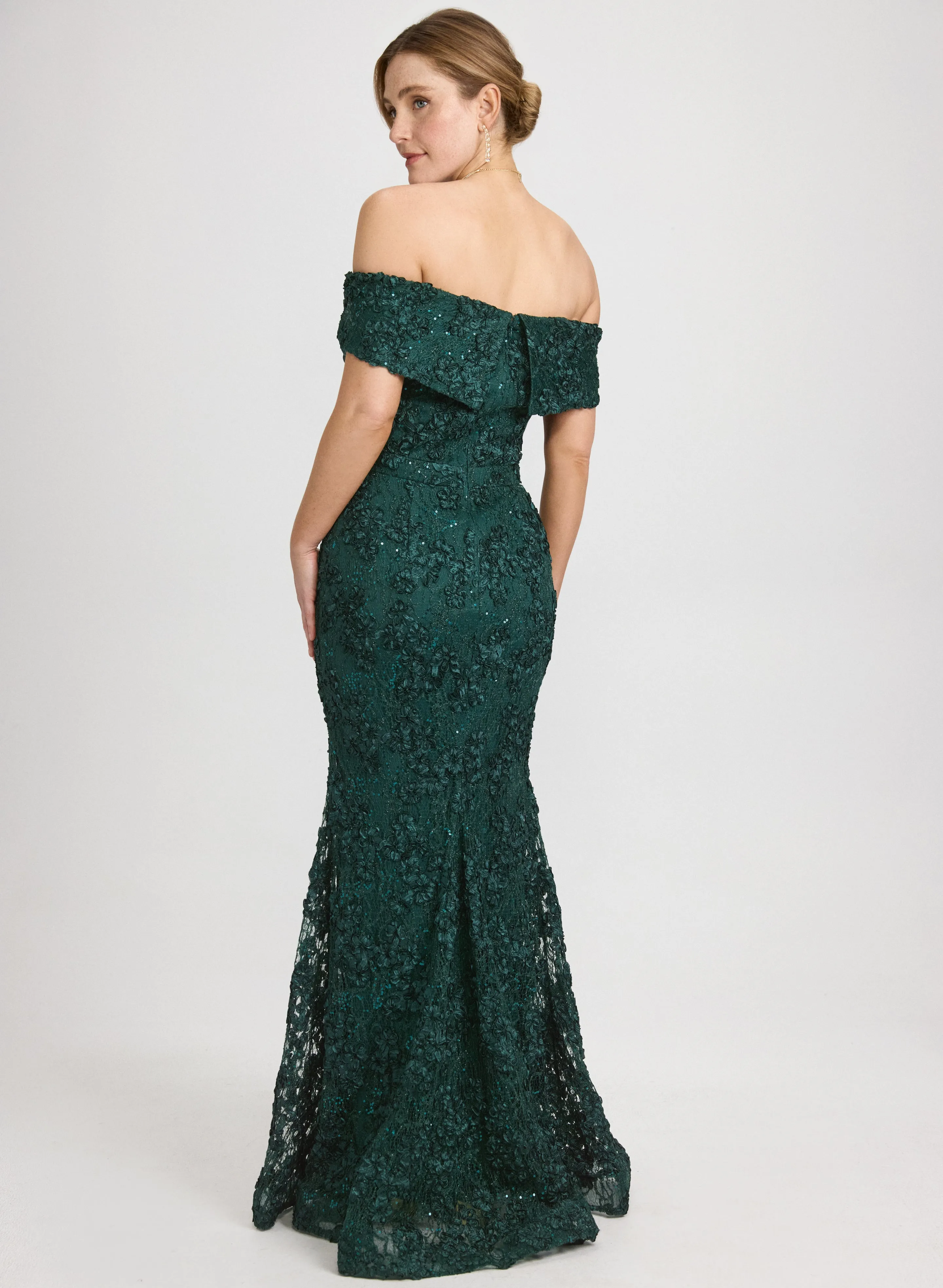 Embellished Lace Dress sold by Laura product image thumbnail 4