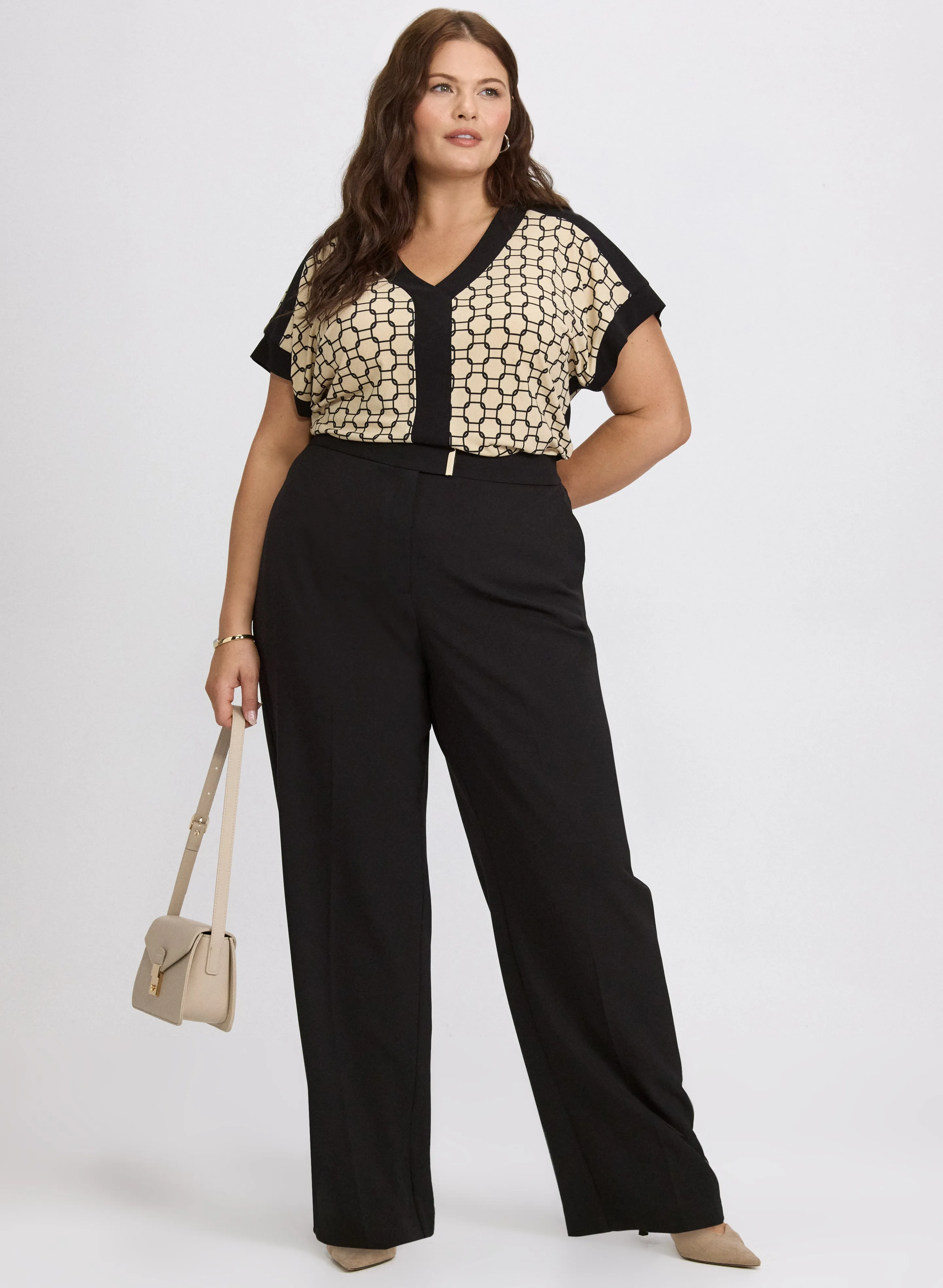 Chain Link Print Top sold by Laura product image thumbnail 3