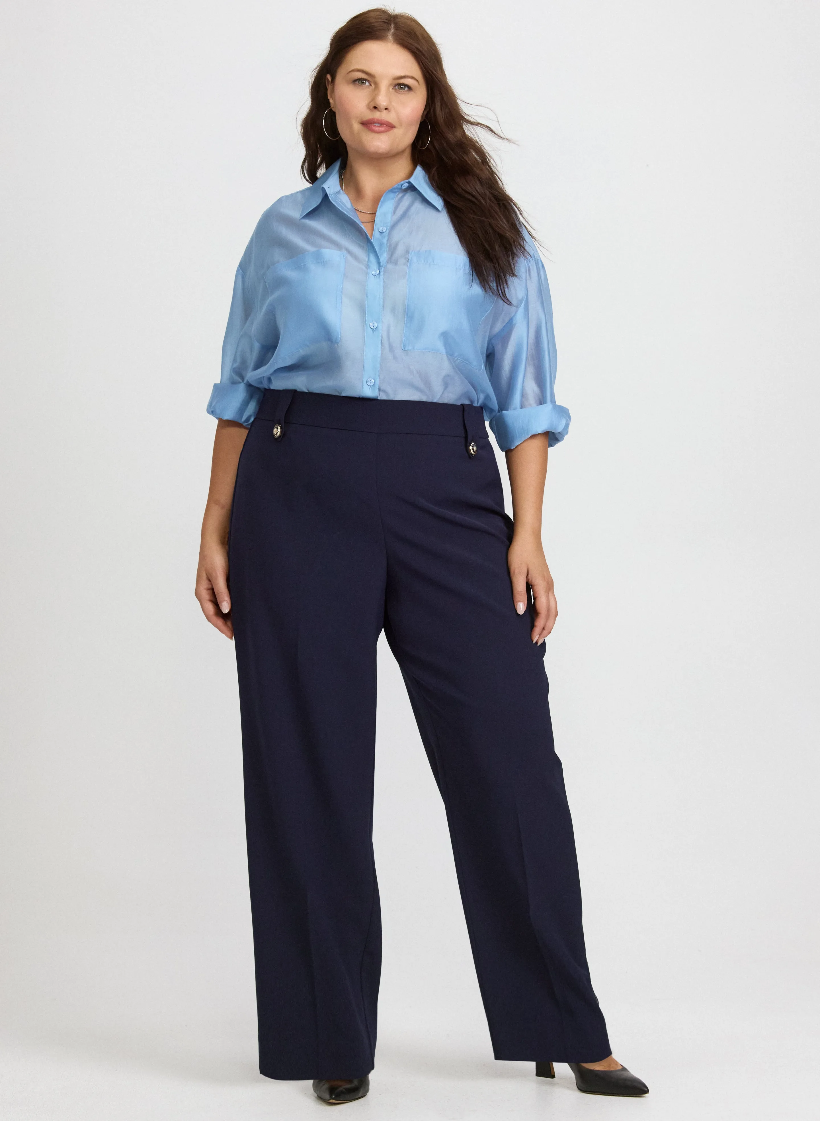 Voile Button-Down Blouse sold by Laura product image thumbnail 3
