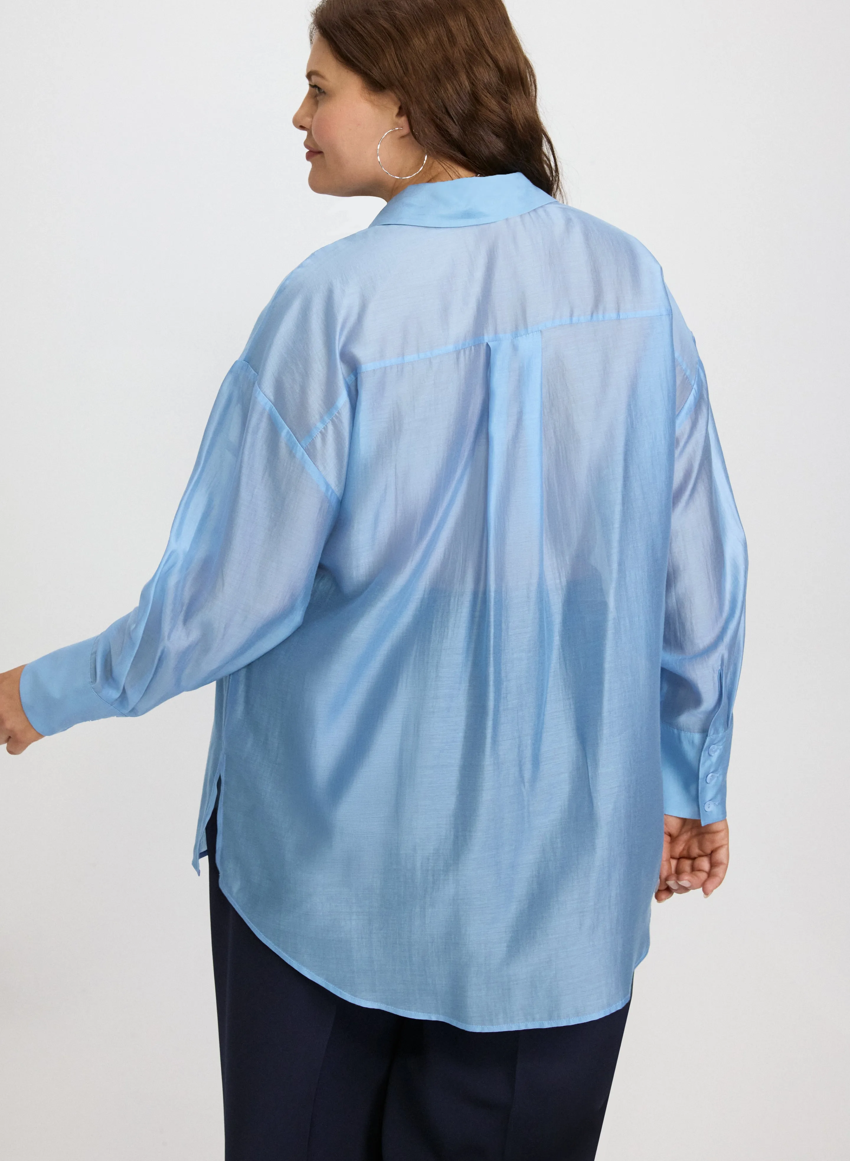 Voile Button-Down Blouse sold by Laura product image thumbnail 4