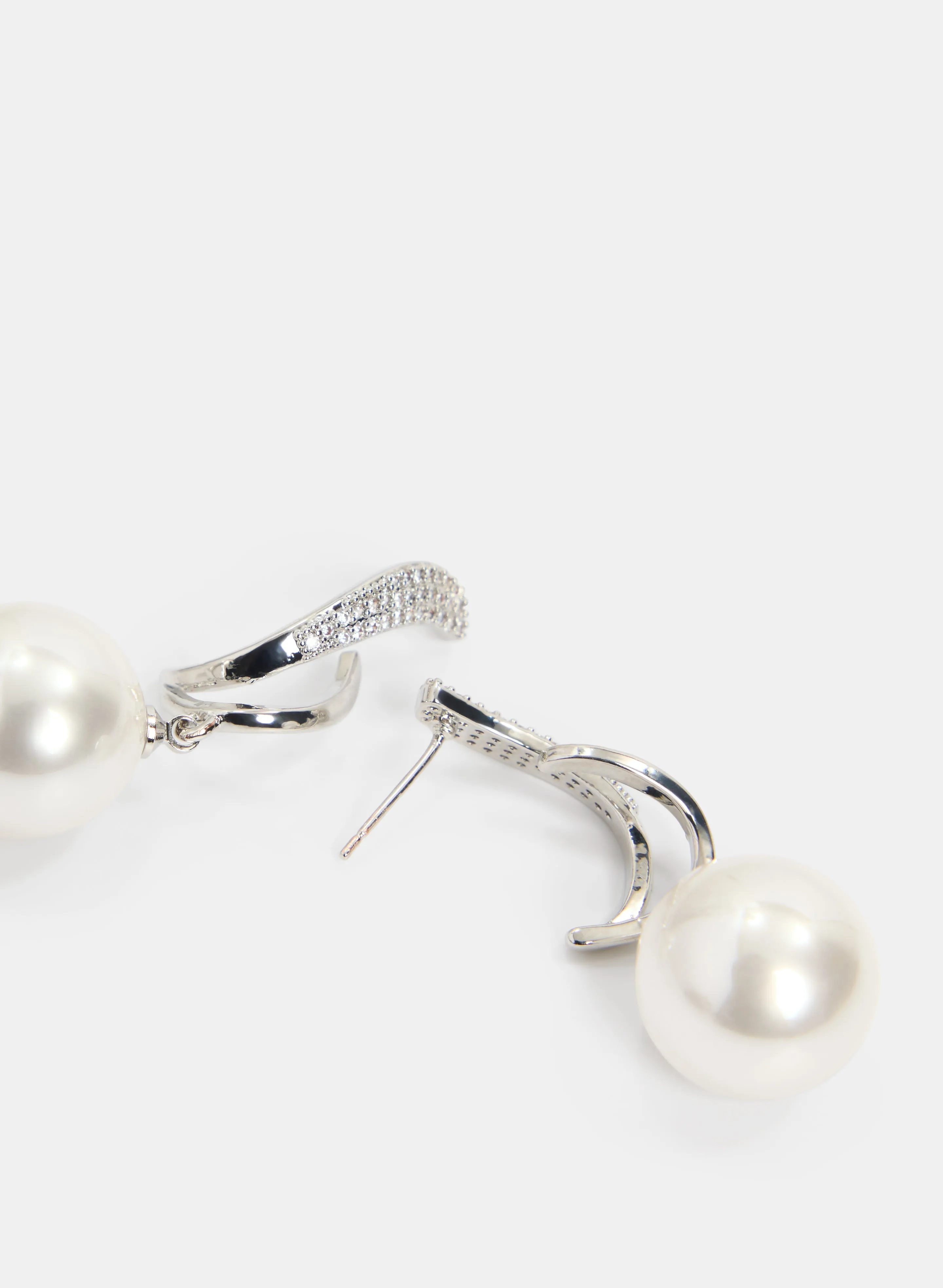 Pearl Drop Earrings sold by Laura product image thumbnail 2