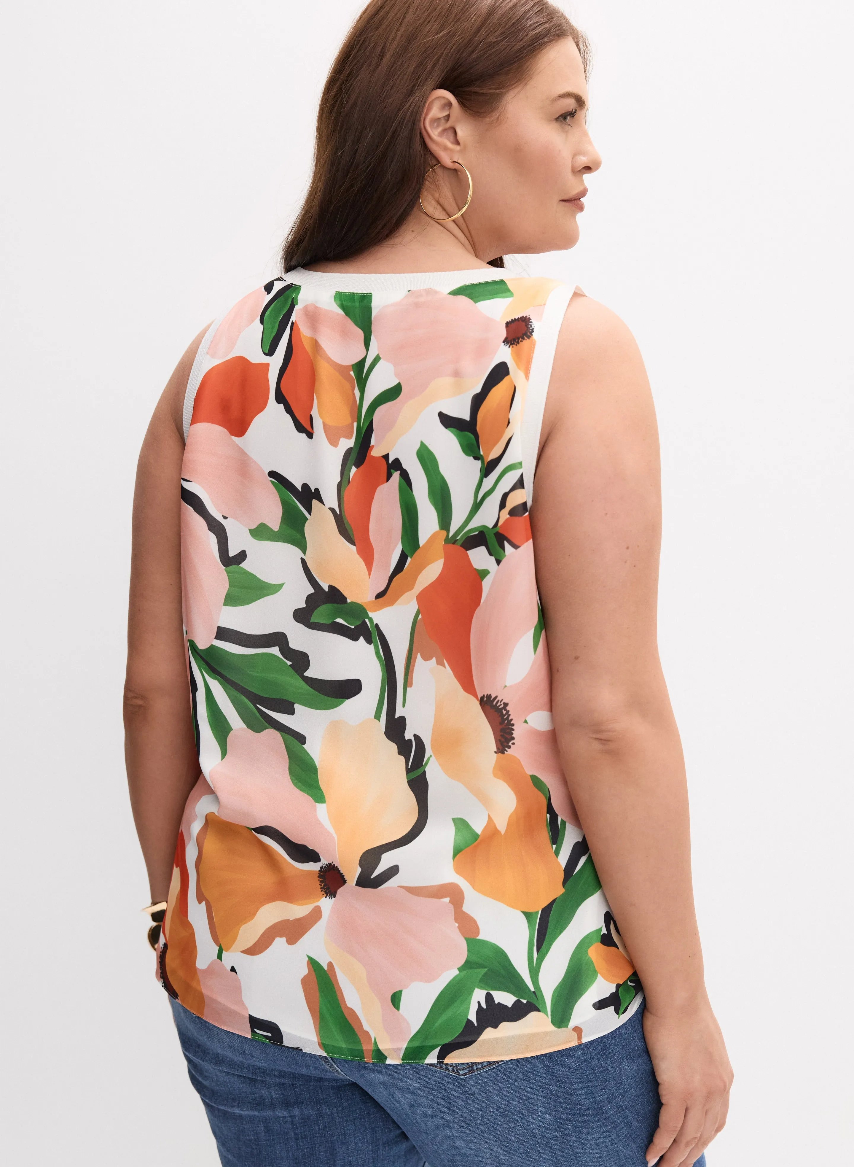 Melanie Lyne - Sleeveless Floral Blouse sold by Laura product image thumbnail 2