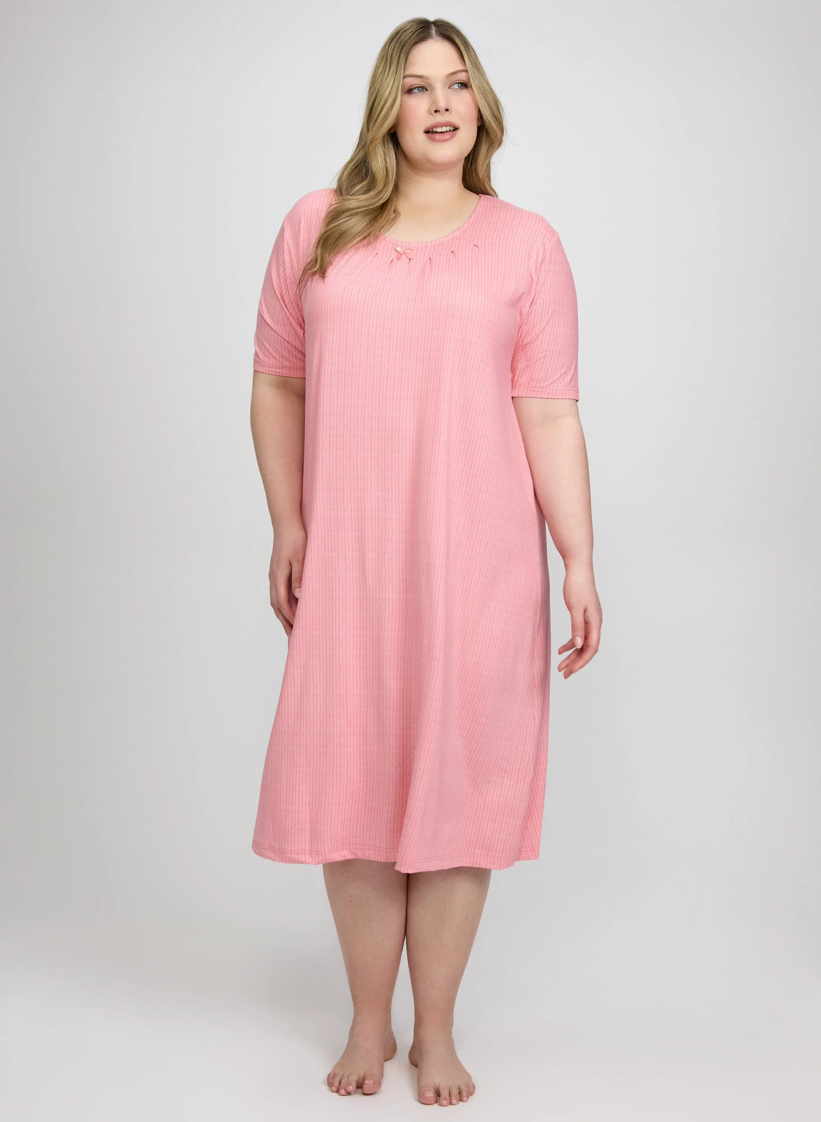 Stripe Jersey Nightgown sold by Laura