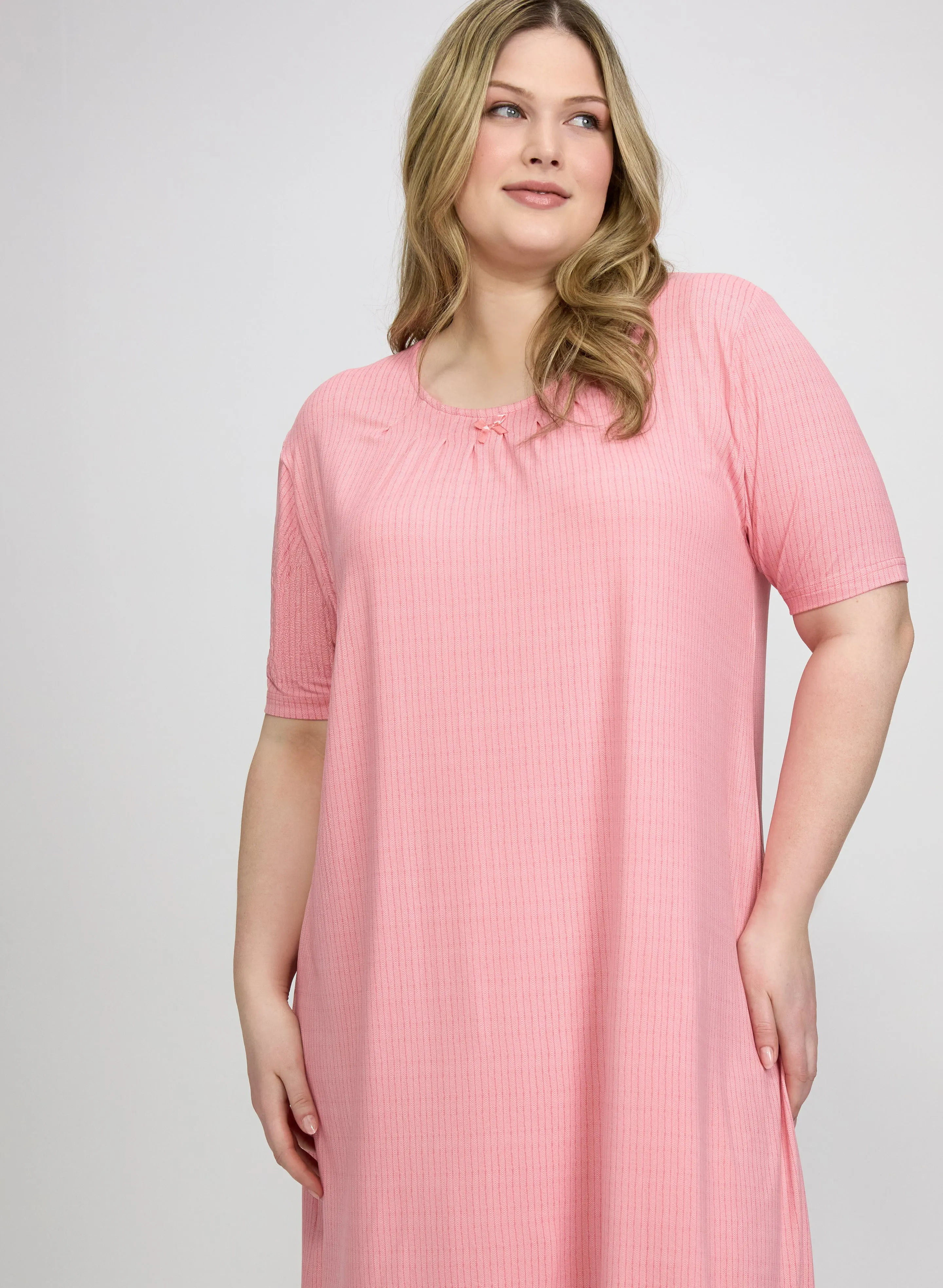 Stripe Jersey Nightgown sold by Laura product image thumbnail 4