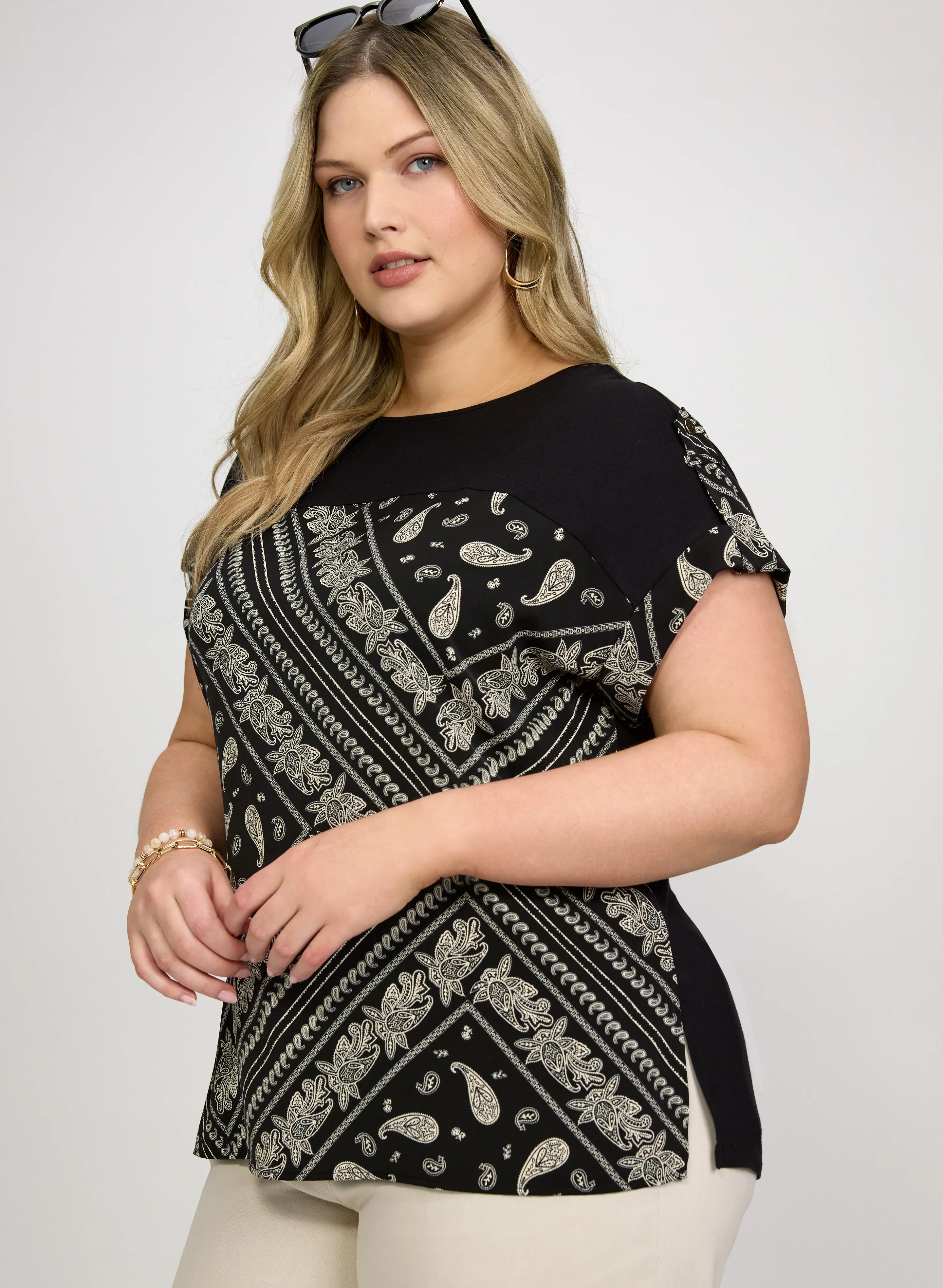 Scarf Print Top sold by Laura product image thumbnail 2