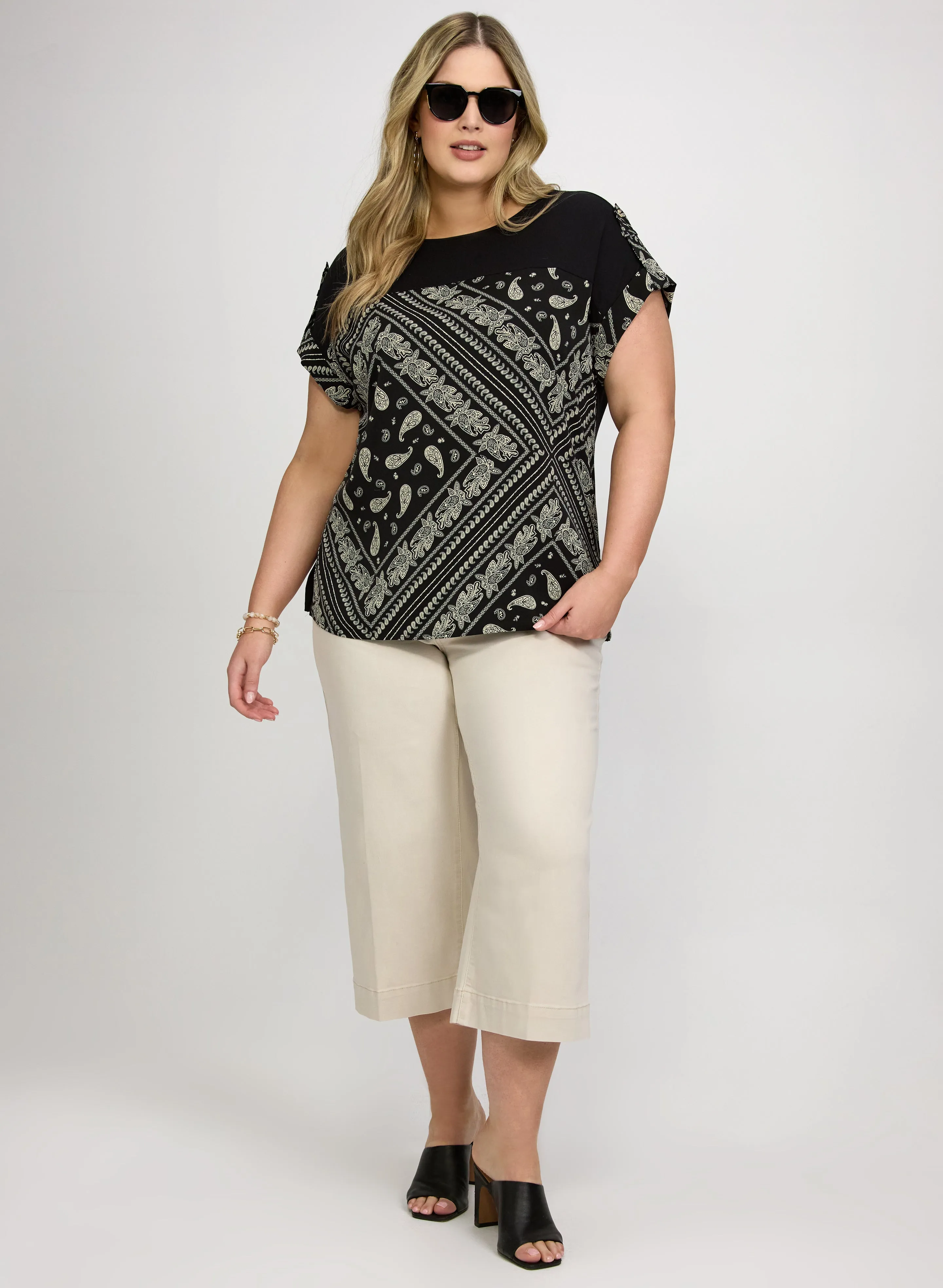 Scarf Print Top sold by Laura product image thumbnail 3