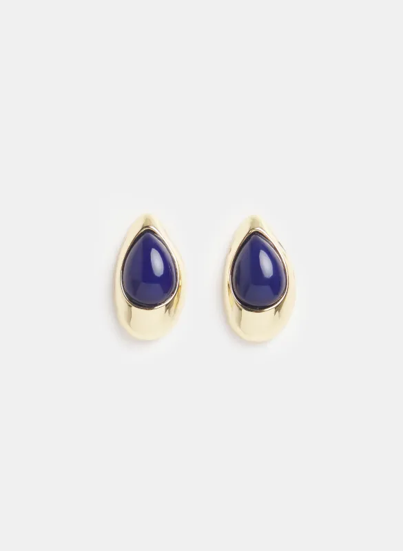 Bead Teardrop Earrings made by Laura