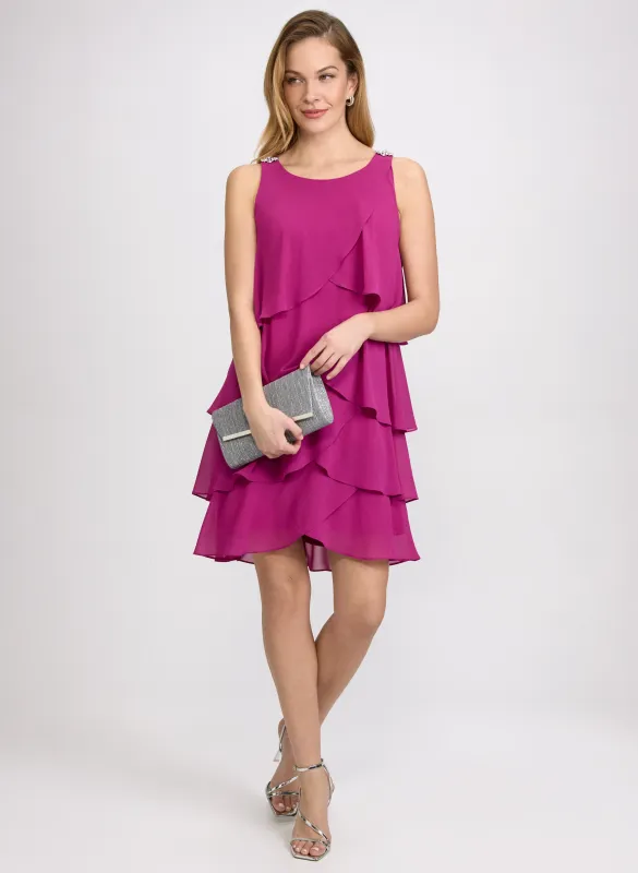 Tiered Chiffon Dress made by Laura