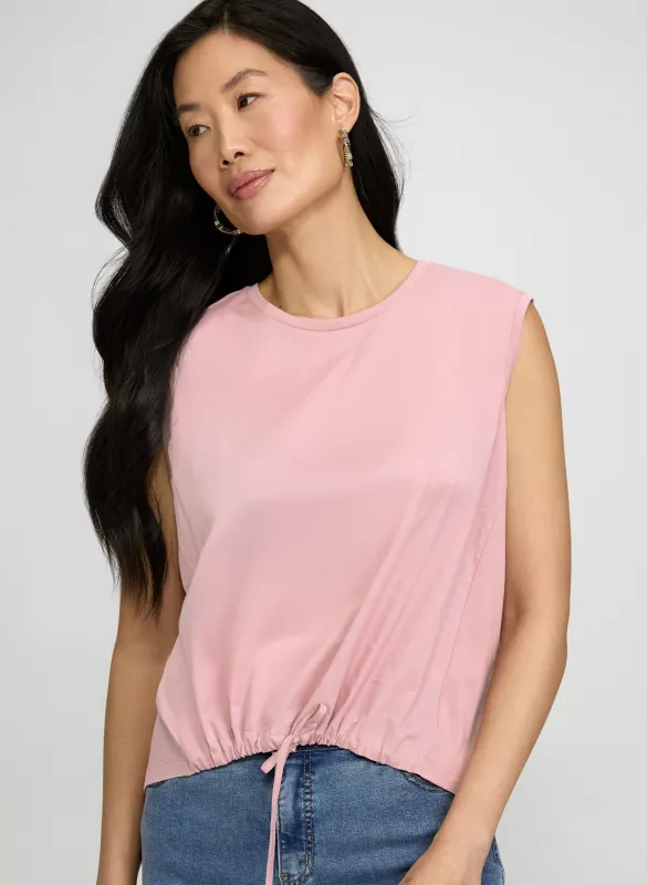 Drawstring Hem Top made by Laura
