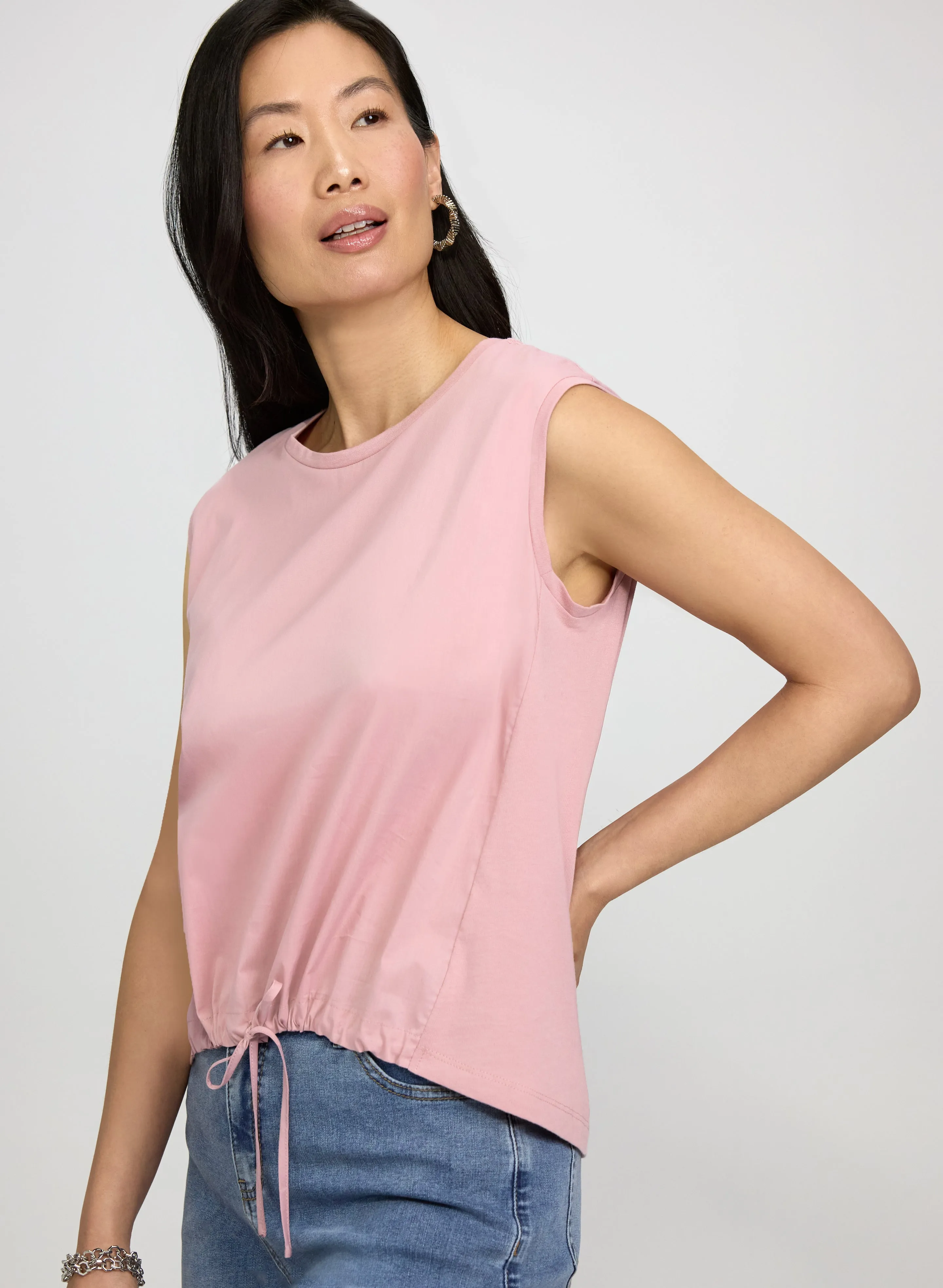 Drawstring Hem Top sold by Laura product image thumbnail 2