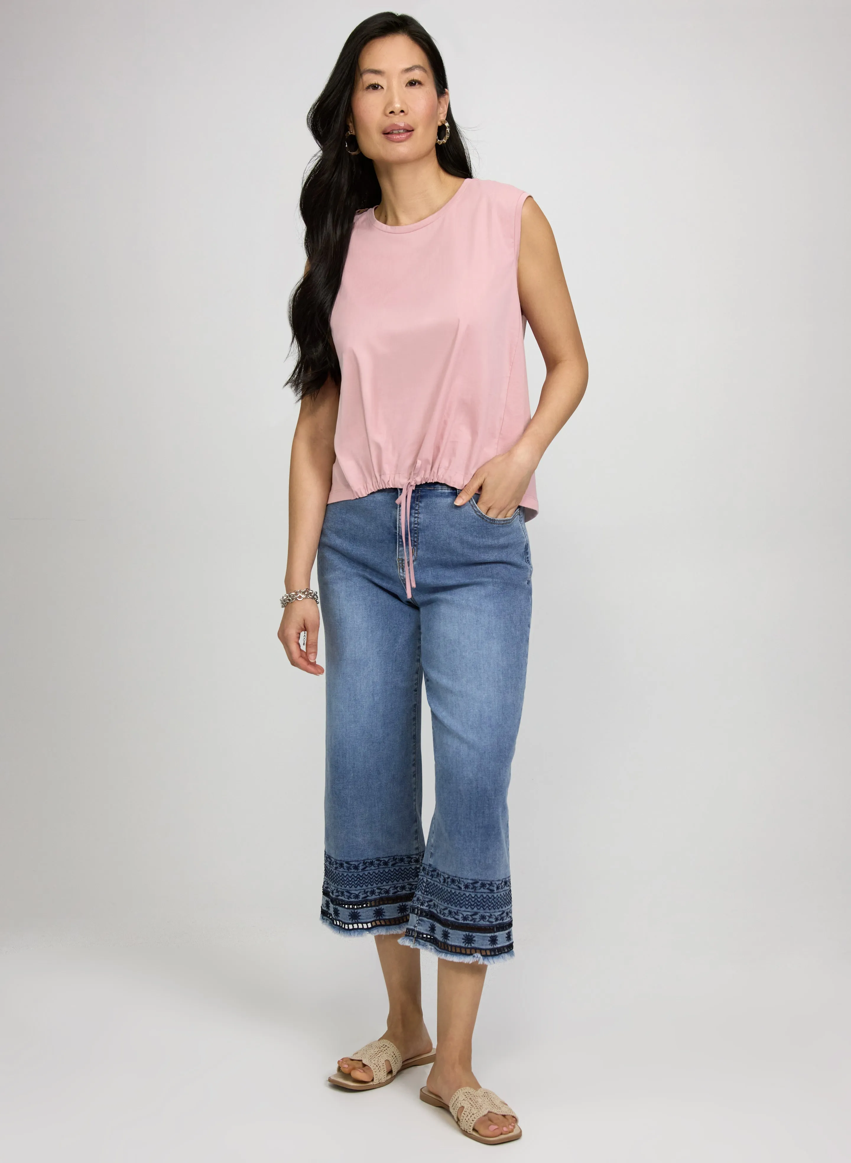 Drawstring Hem Top sold by Laura product image thumbnail 3