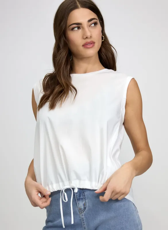 Drawstring Hem Top made by Laura