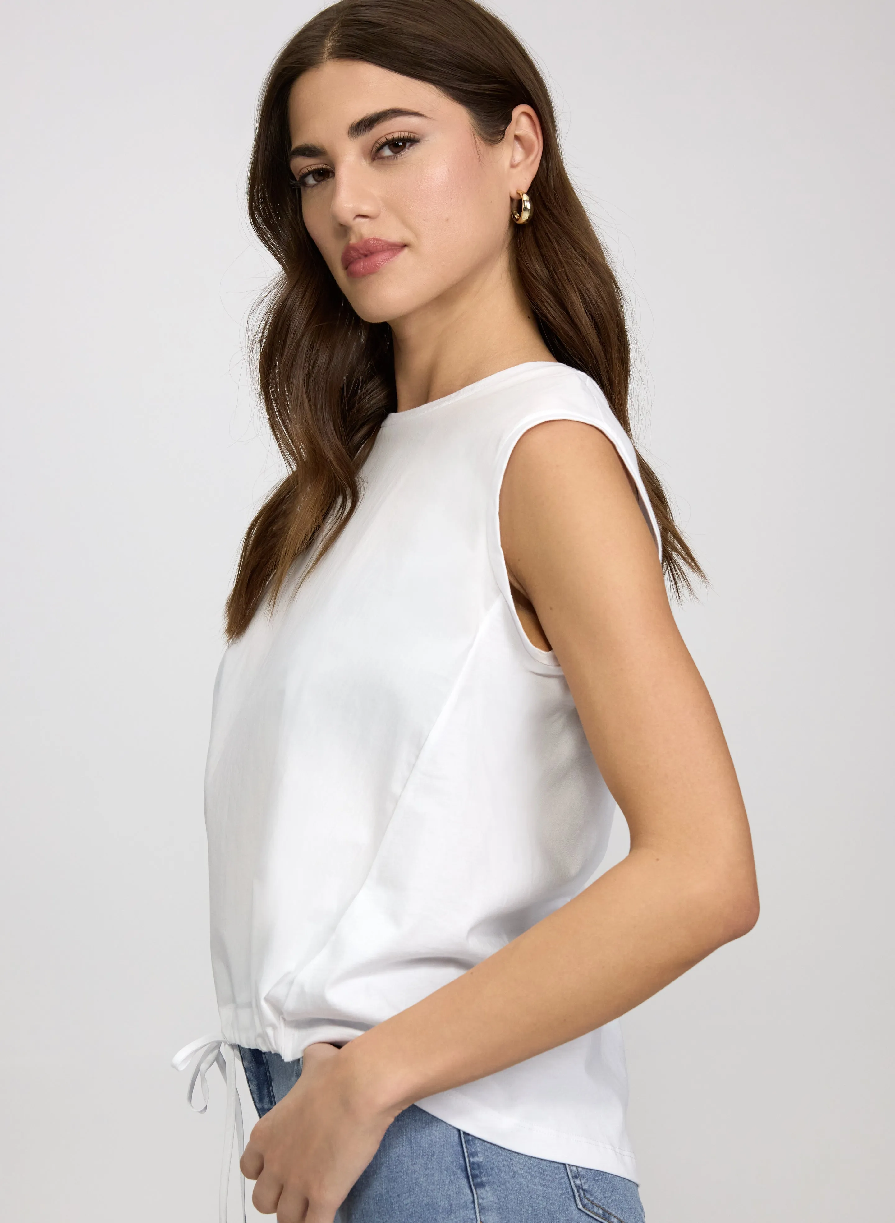Drawstring Hem Top sold by Laura product image thumbnail 2