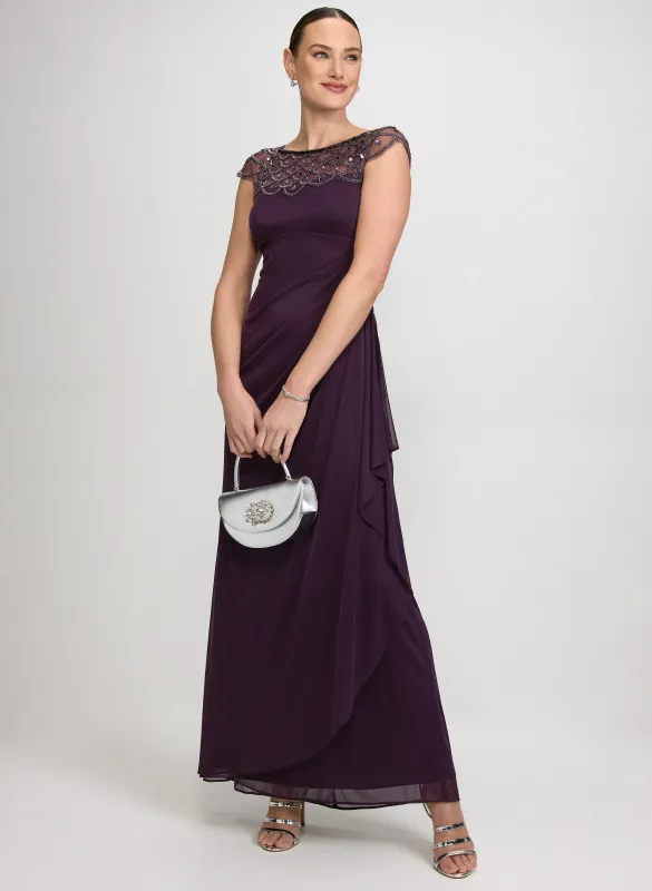 Embellished Mesh Dress sold by Laura