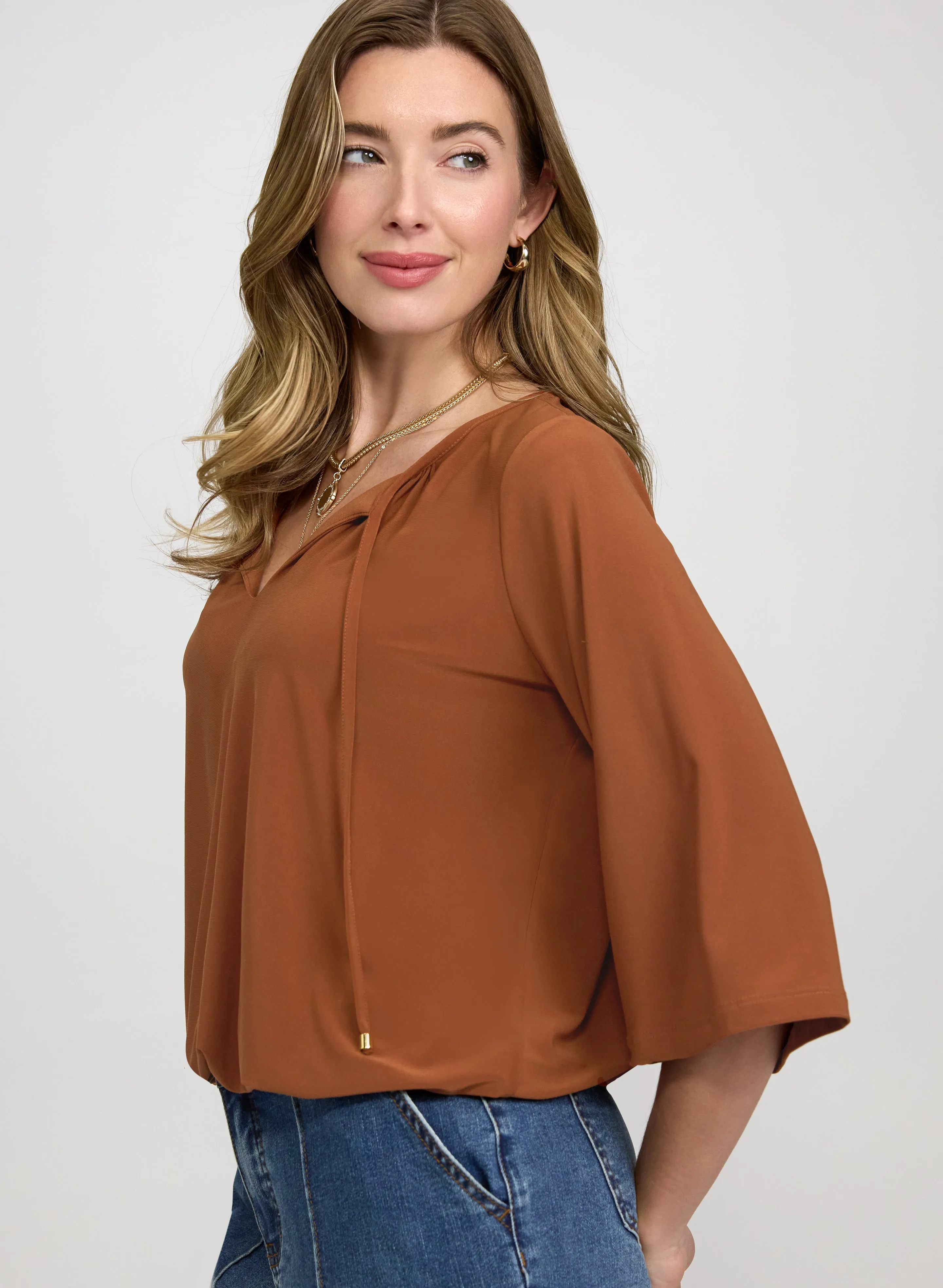 Flare Sleeve Jersey Top sold by Laura product image thumbnail 2