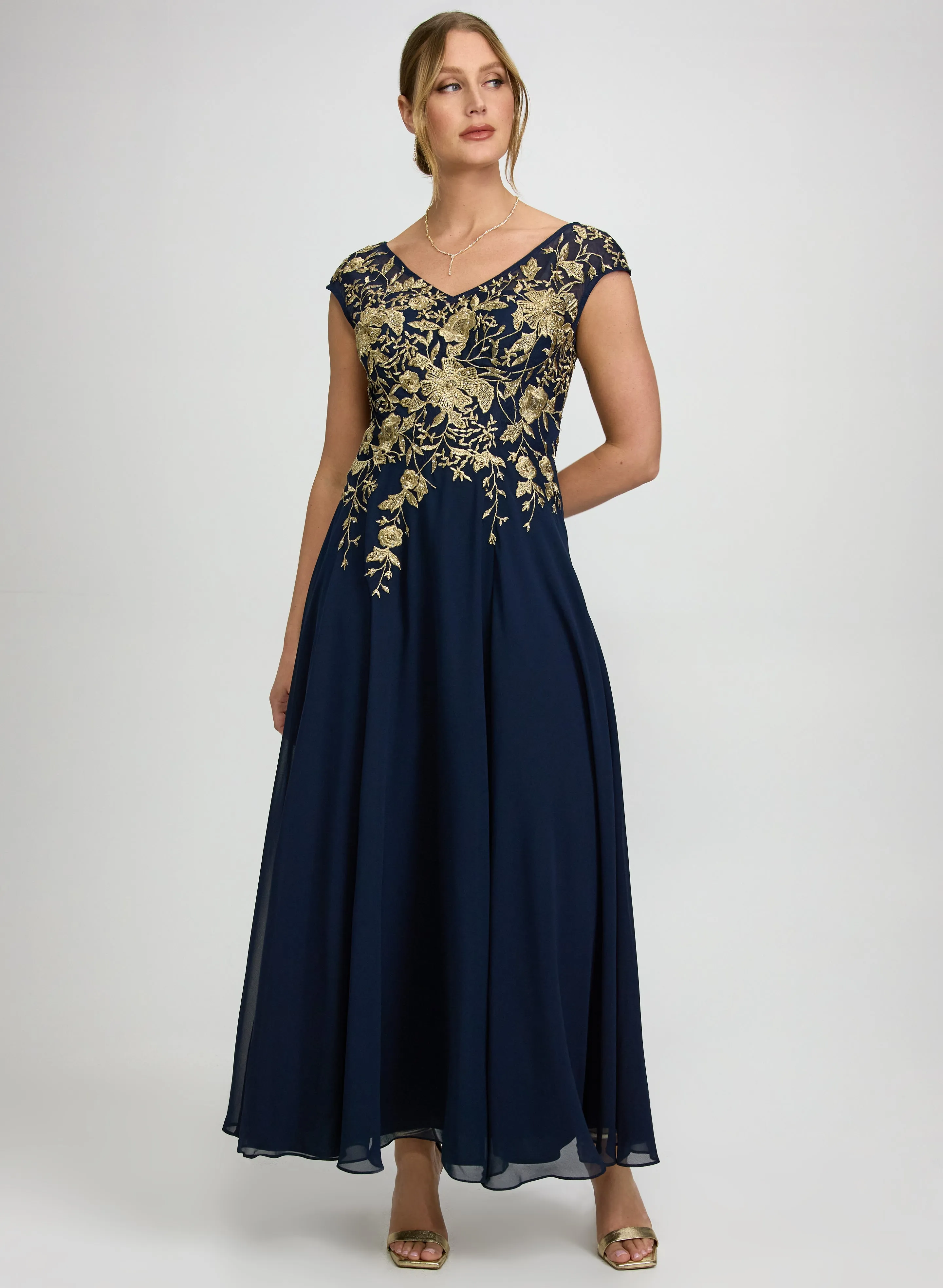 Floral Embroidered Dress sold by Laura