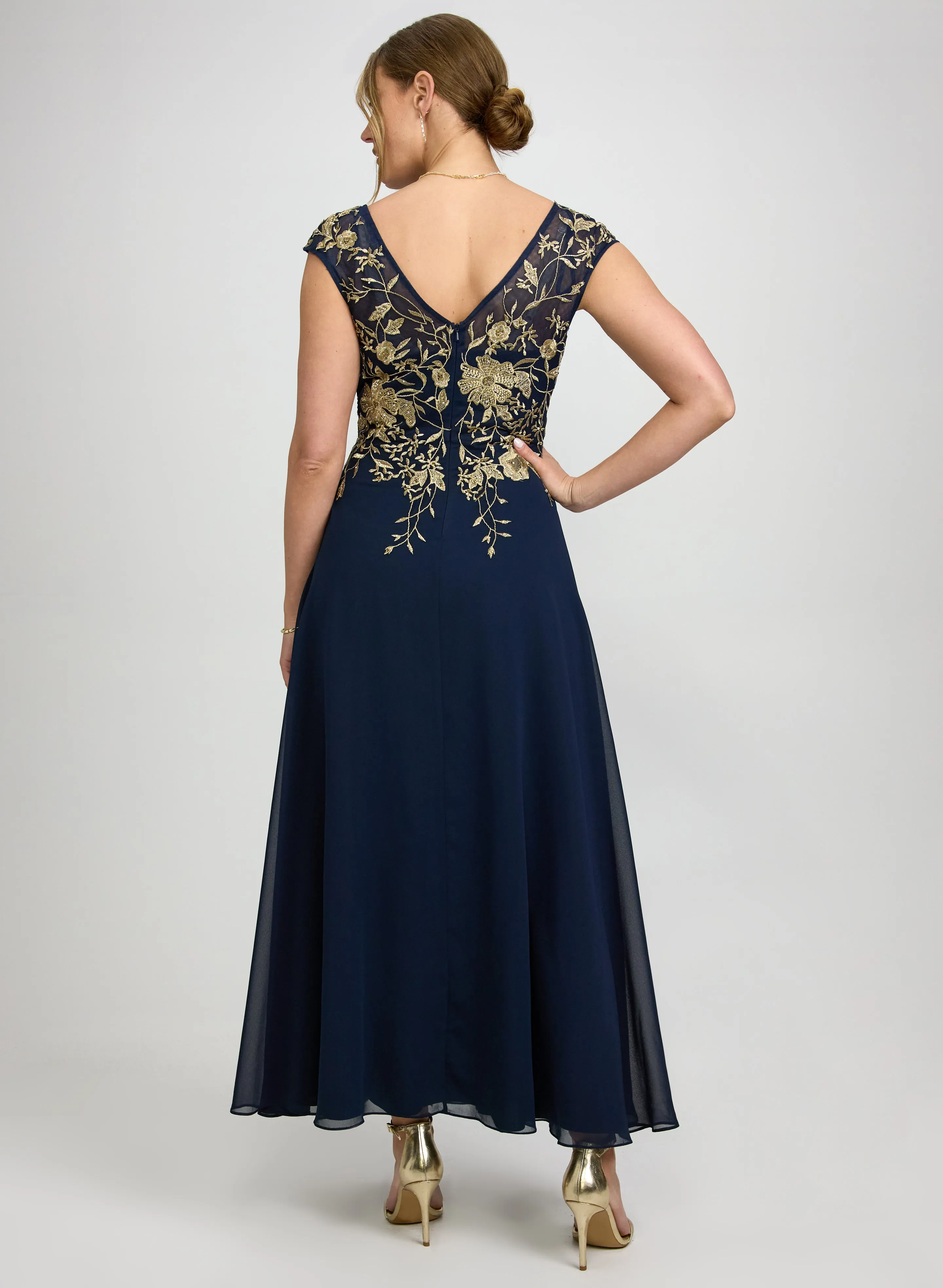 Floral Embroidered Dress sold by Laura product image thumbnail 4