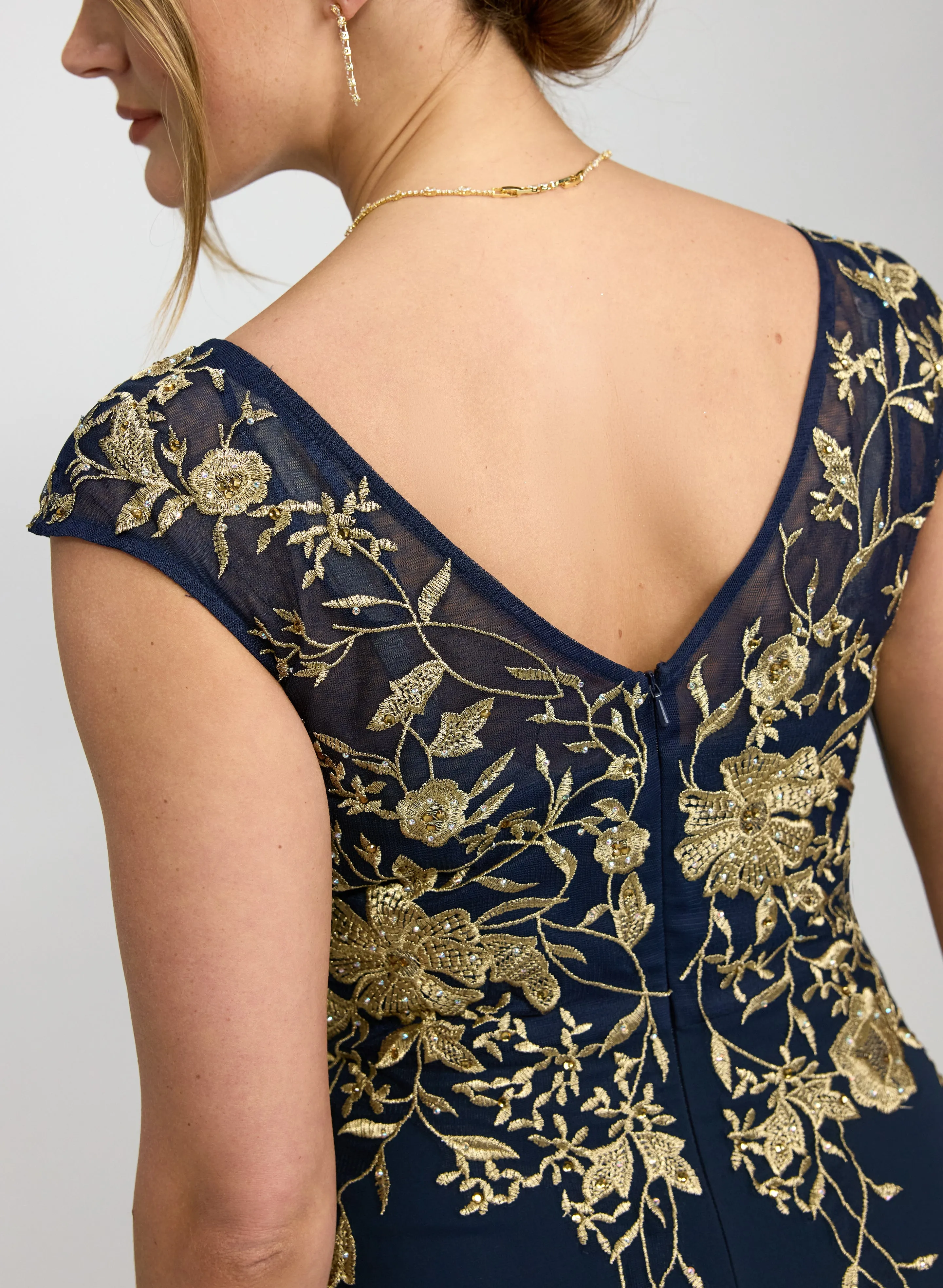 Floral Embroidered Dress sold by Laura product image thumbnail 3