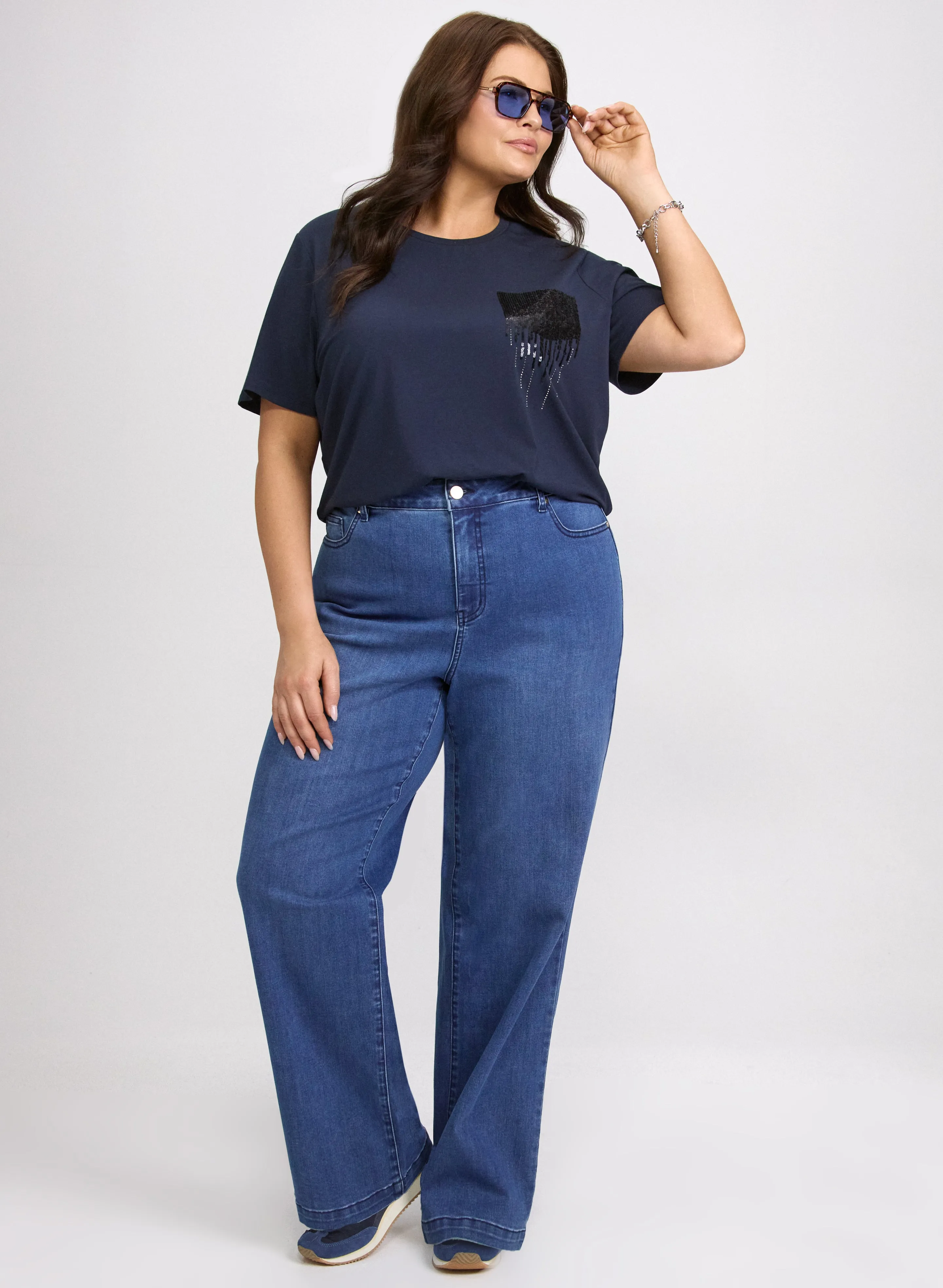 Sequin Pocket T-Shirt sold by Laura product image thumbnail 3