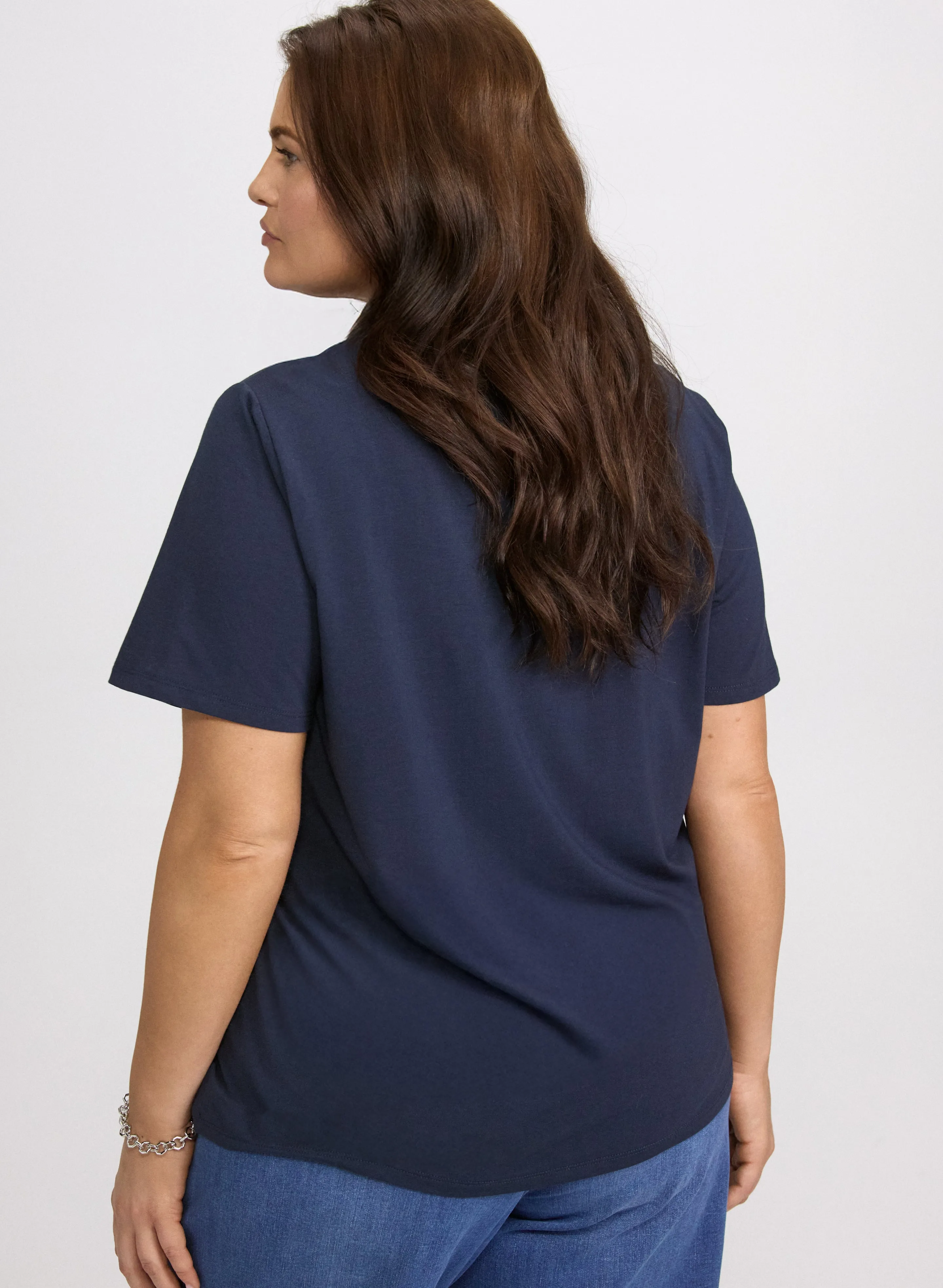 Sequin Pocket T-Shirt sold by Laura product image thumbnail 4