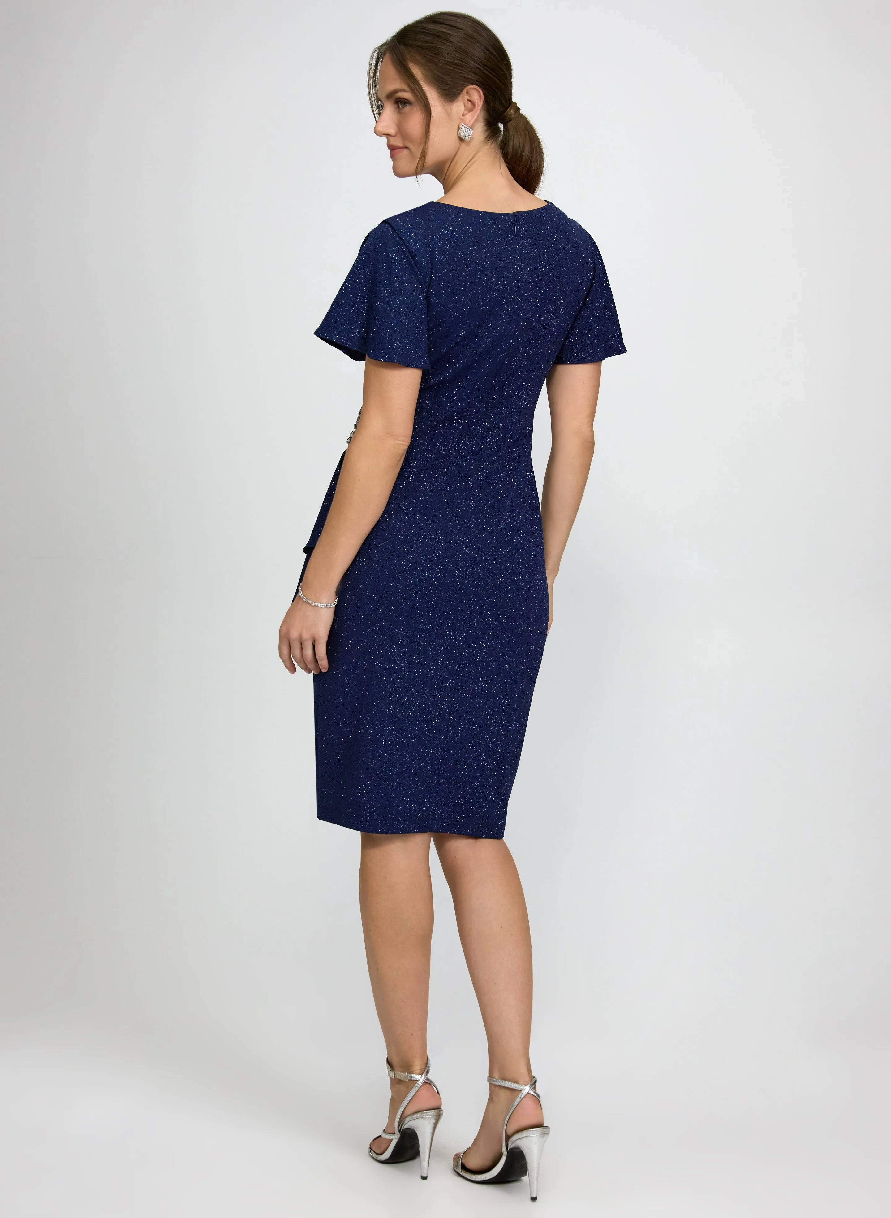 Metallic Knit Dress sold by Laura product image thumbnail 4