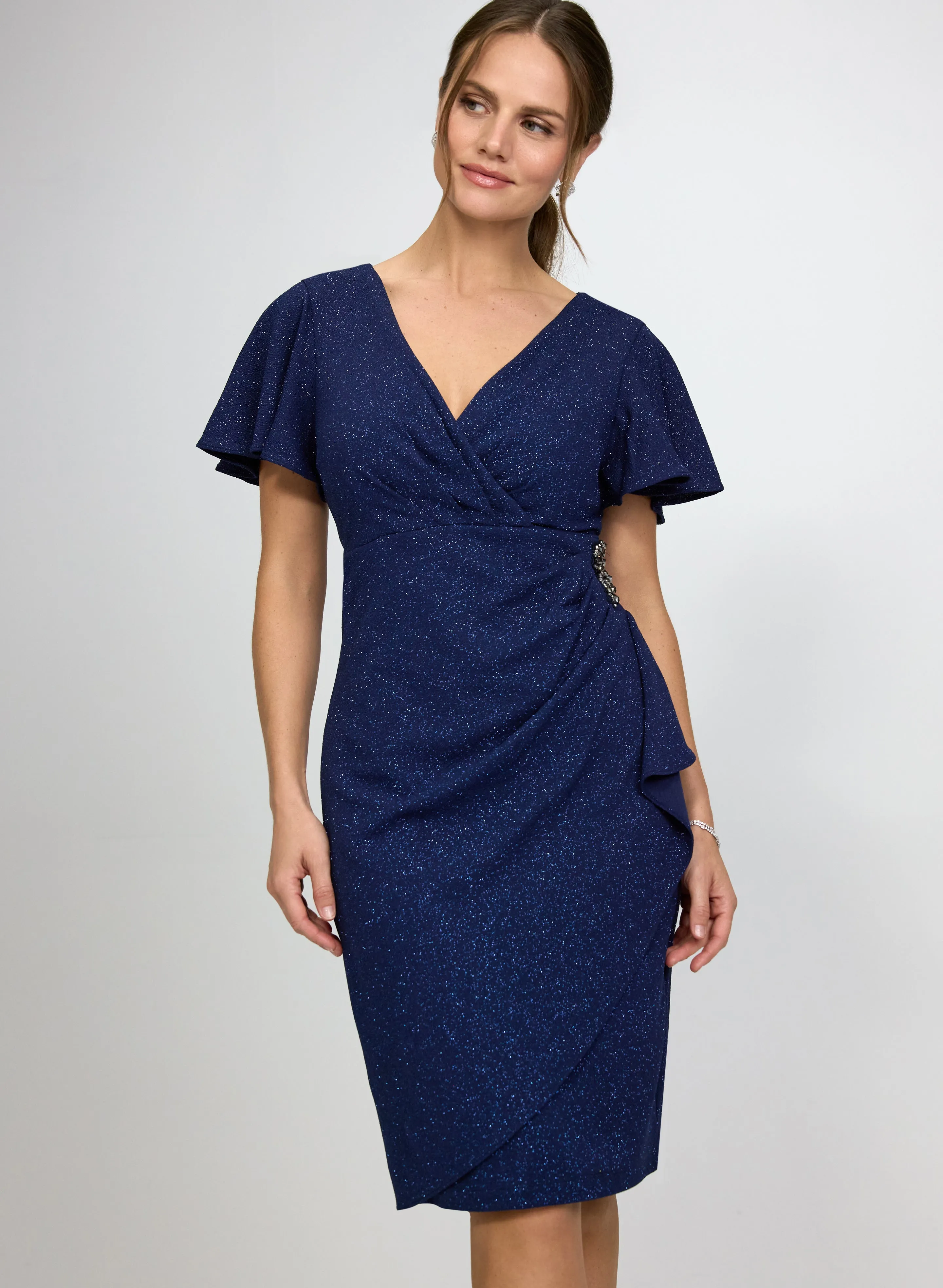 Metallic Knit Dress sold by Laura product image thumbnail 5