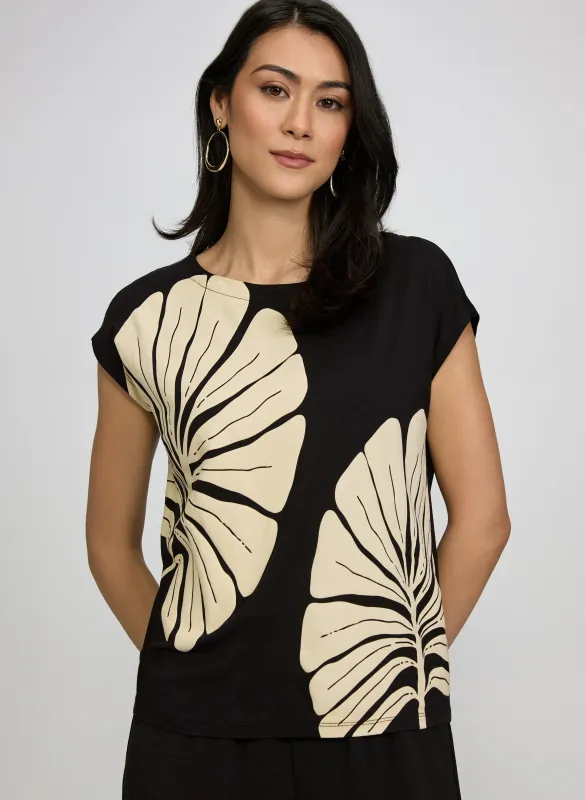 Palm Print T-Shirt made by Laura