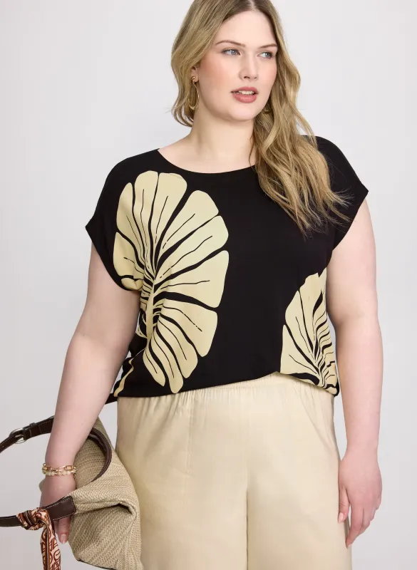 Palm Print T-Shirt made by Laura