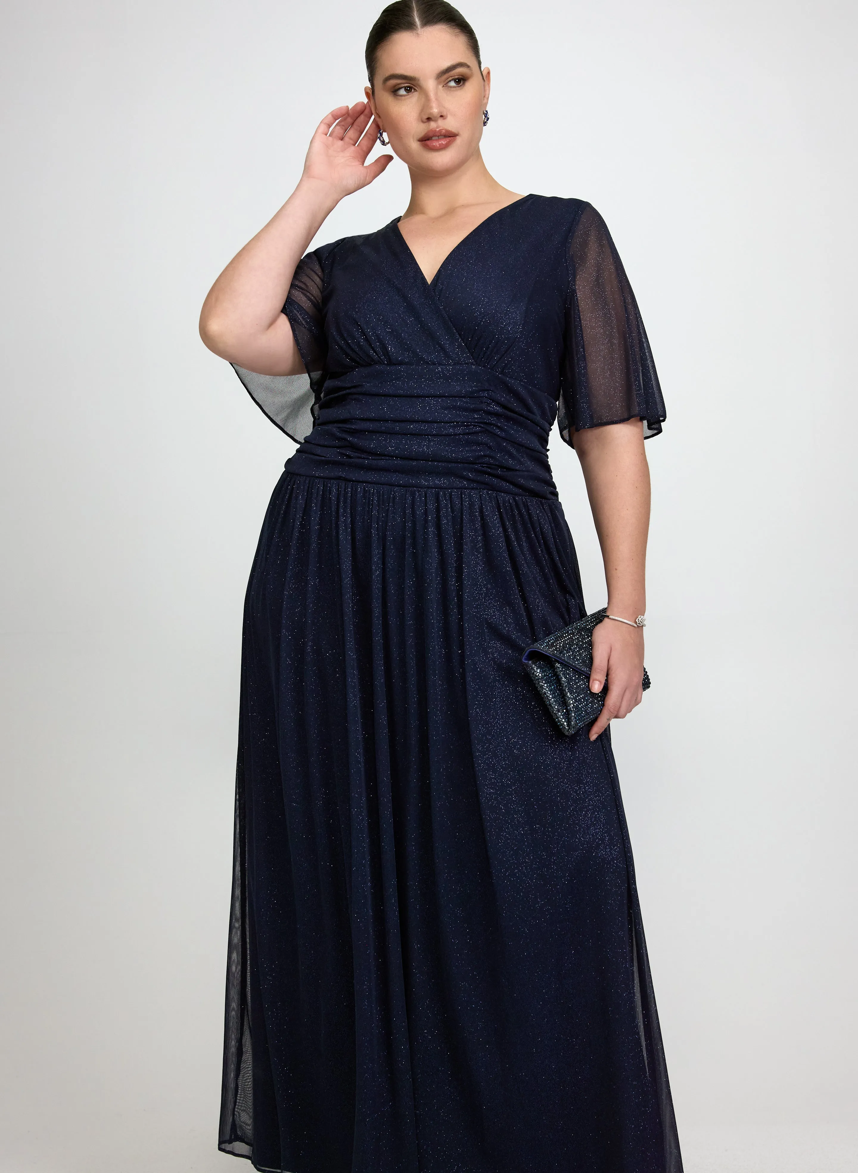 Glitter Mesh Dress sold by Laura product image thumbnail 4