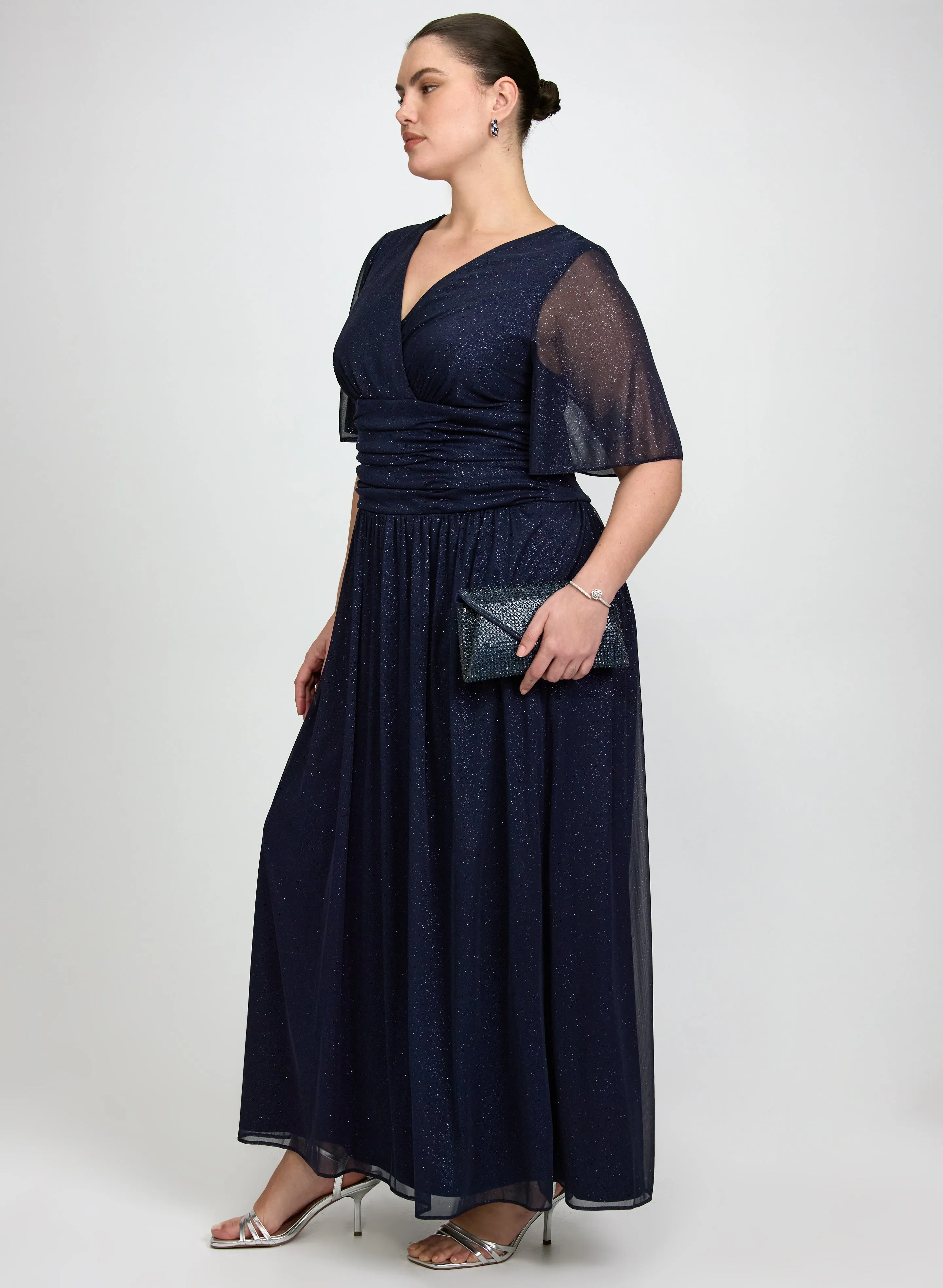 Glitter Mesh Dress sold by Laura product image thumbnail 2
