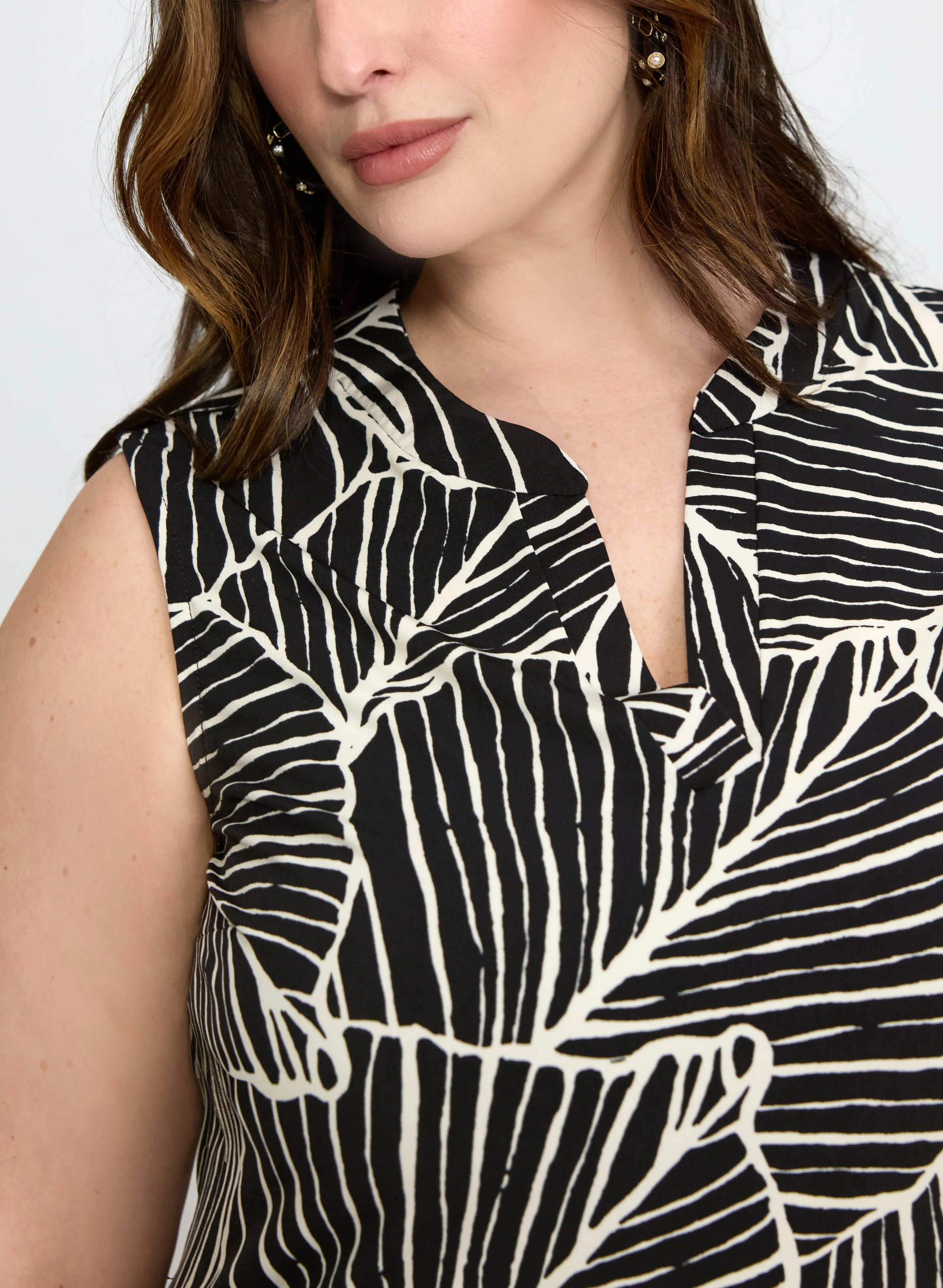 Leaf Print Top sold by Laura product image thumbnail 2