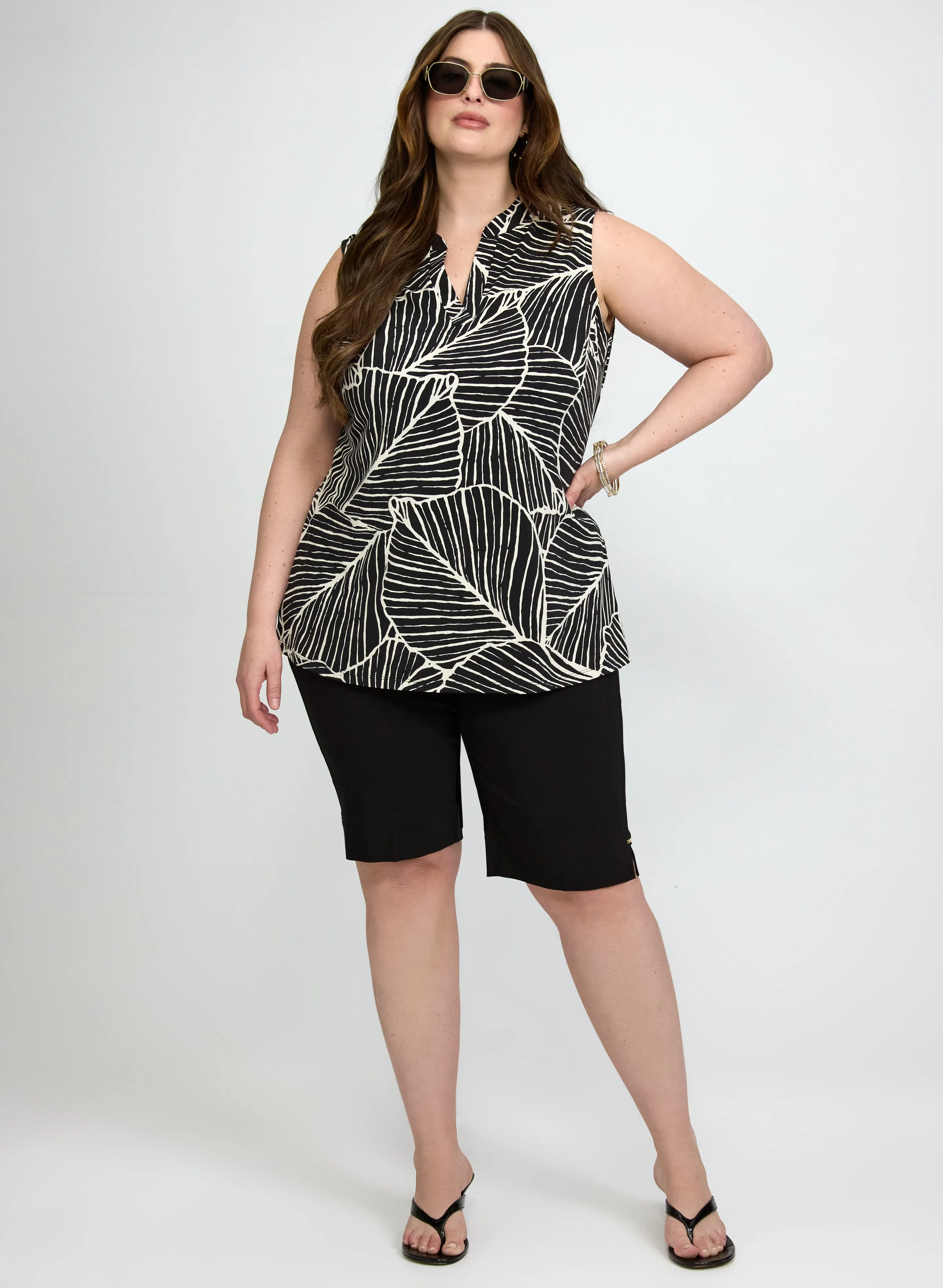 Leaf Print Top sold by Laura product image thumbnail 3