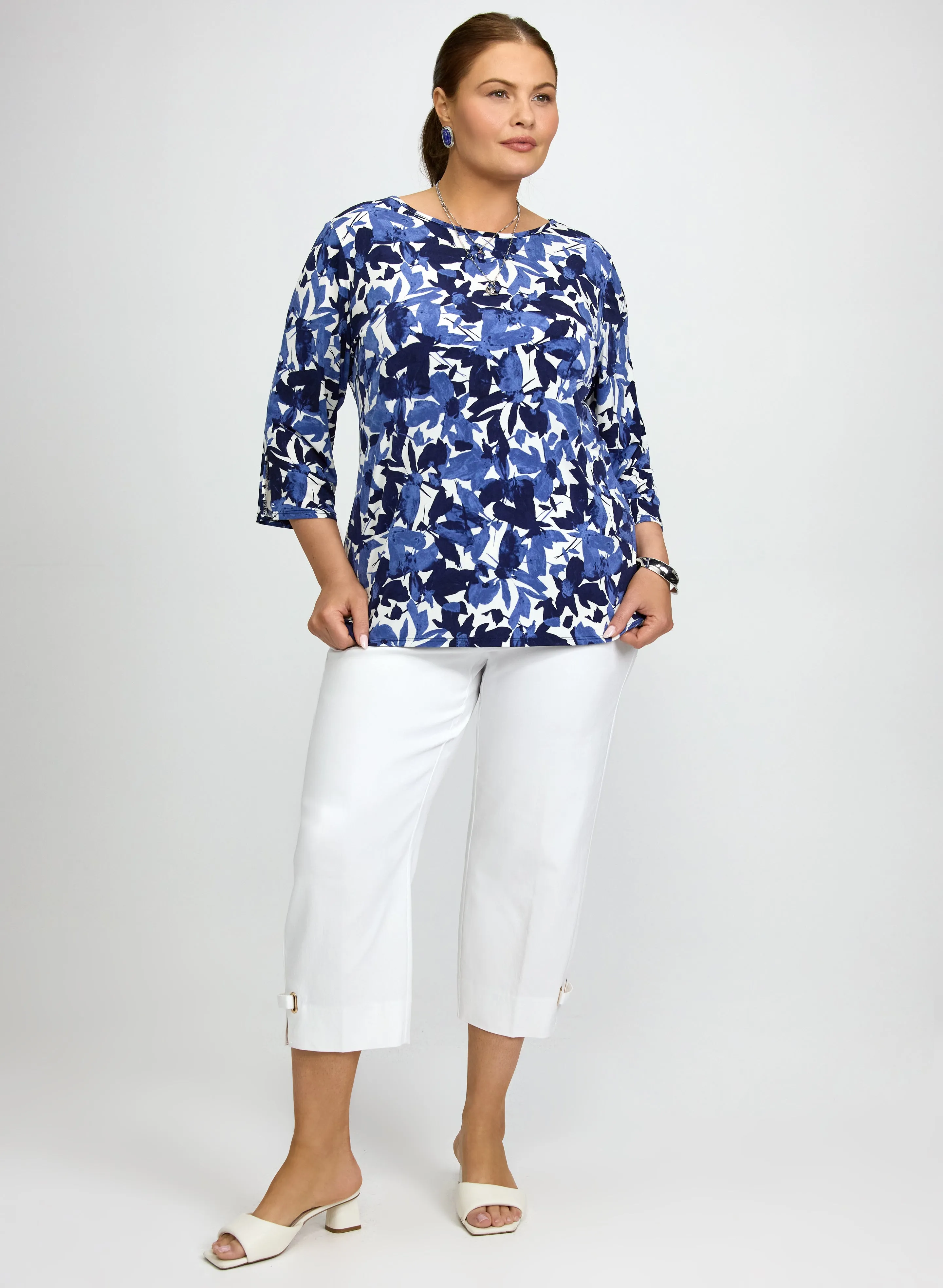 Floral Jersey Top sold by Laura product image thumbnail 3