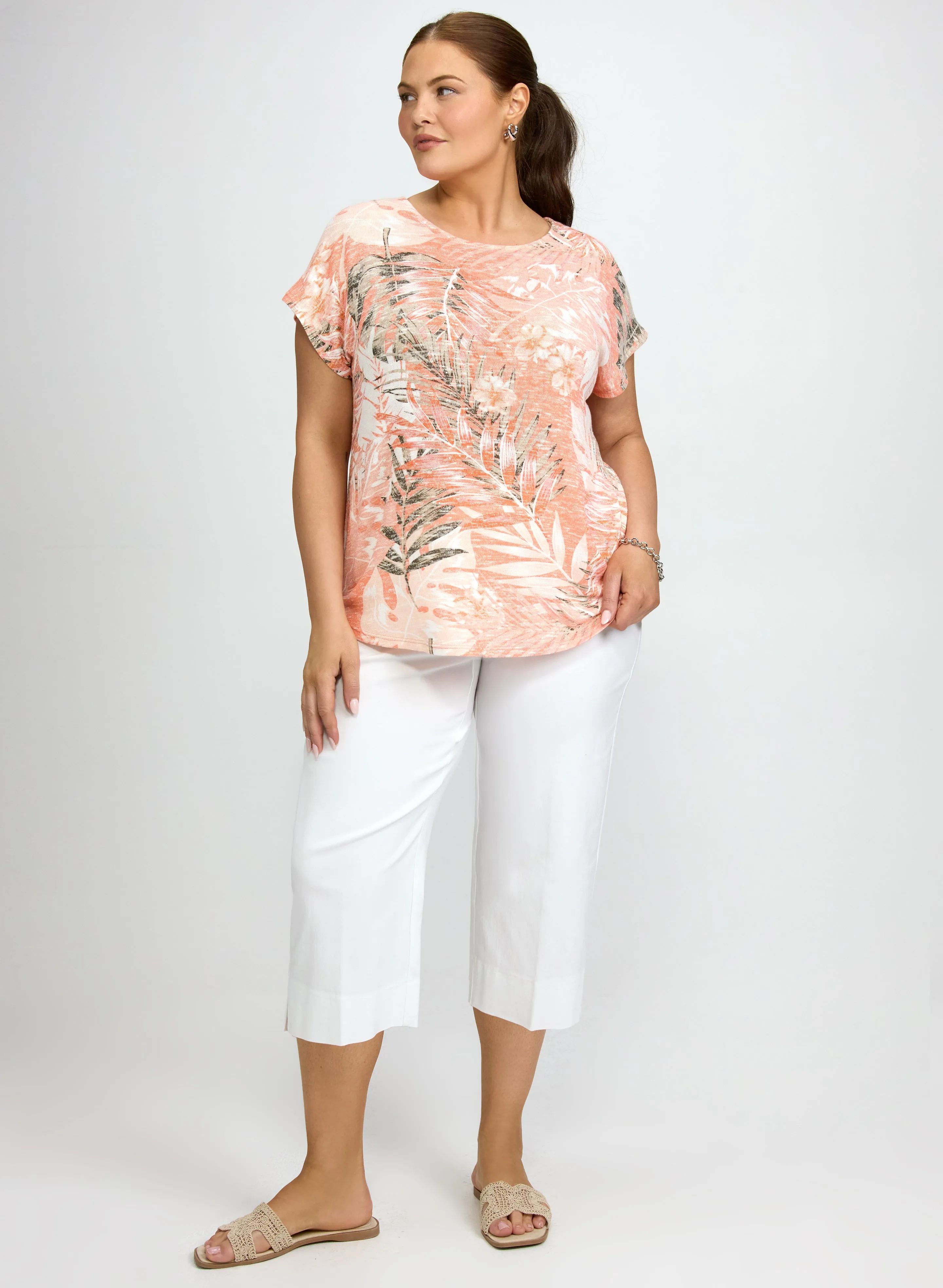 Palm Slub Knit Top sold by Laura product image thumbnail 3