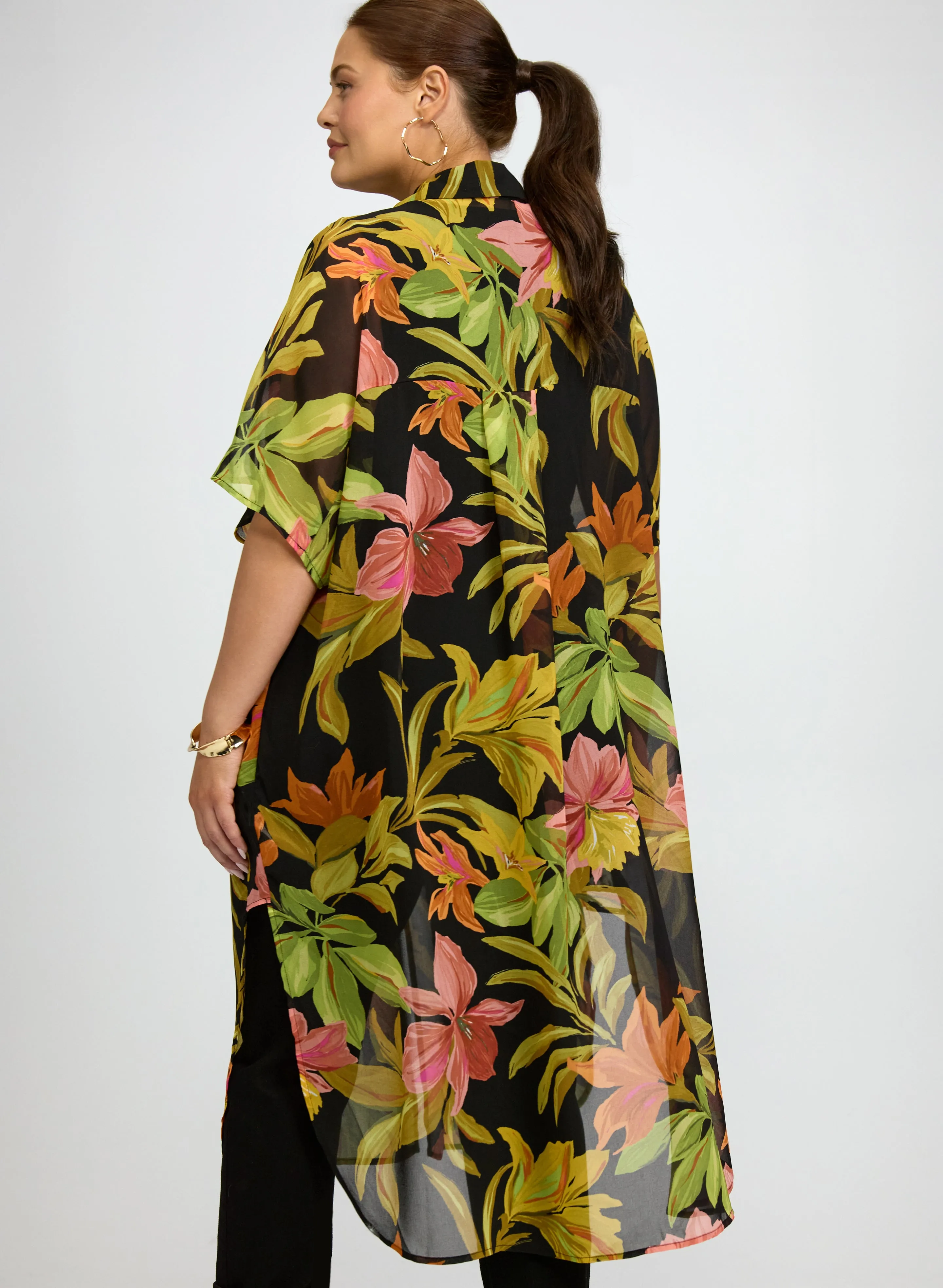 Joseph Ribkoff - Printed Chiffon Tunic sold by Laura product image thumbnail 4