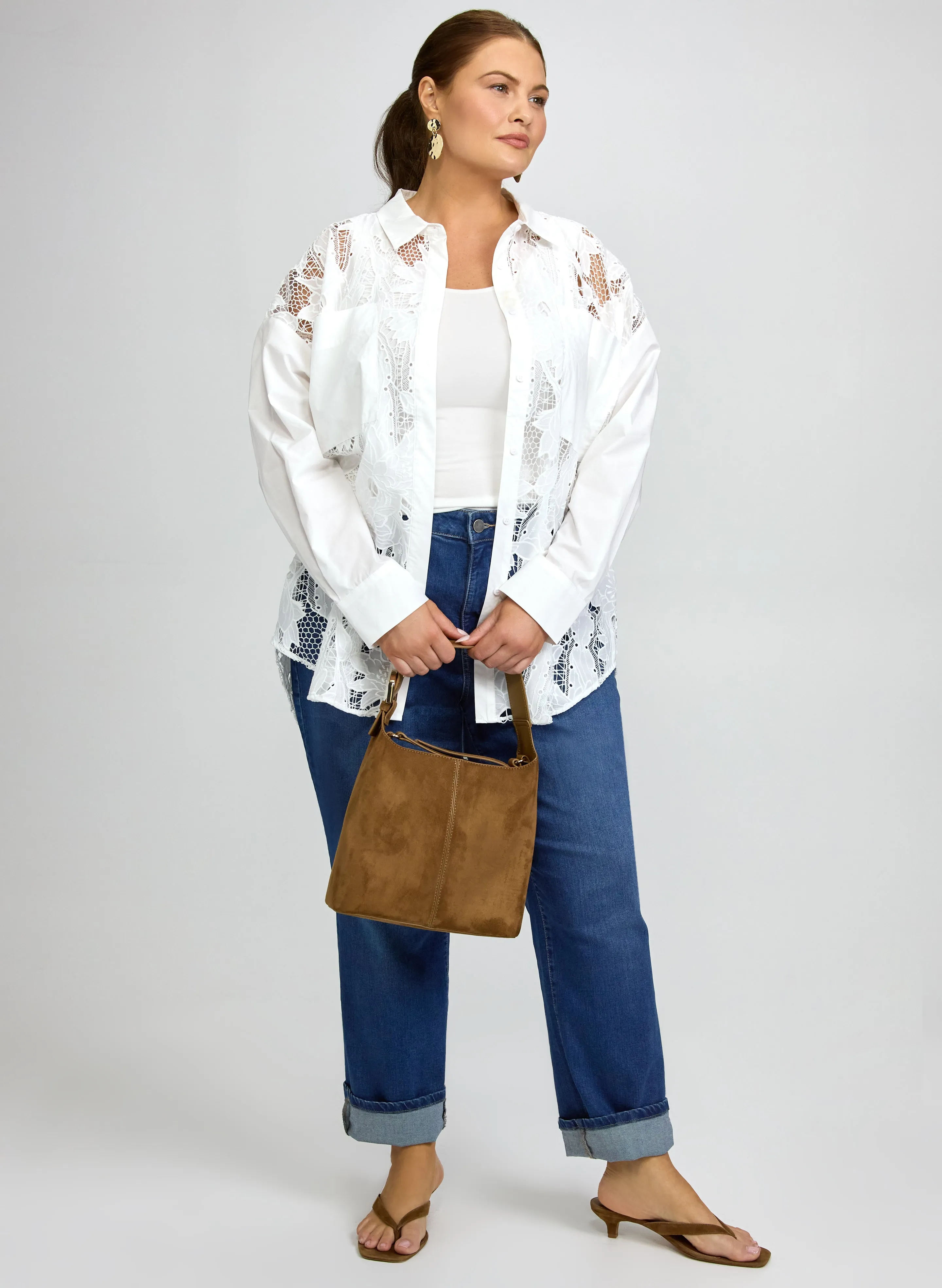 Joseph Ribkoff - Eyelet Embroidered Blouse sold by Laura product image thumbnail 3