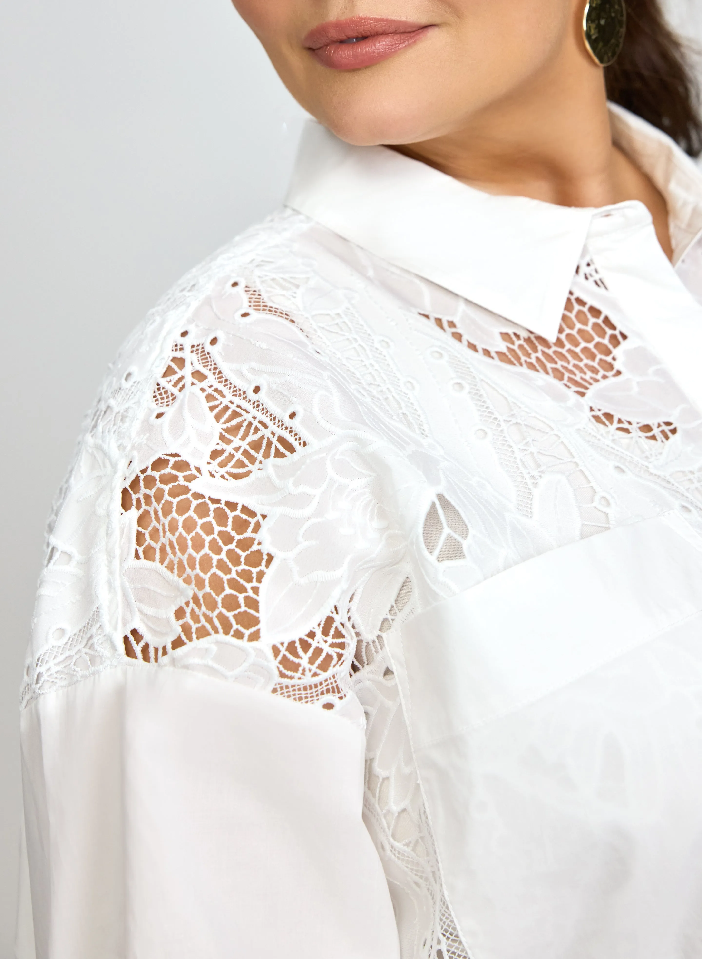 Joseph Ribkoff - Eyelet Embroidered Blouse sold by Laura product image thumbnail 4