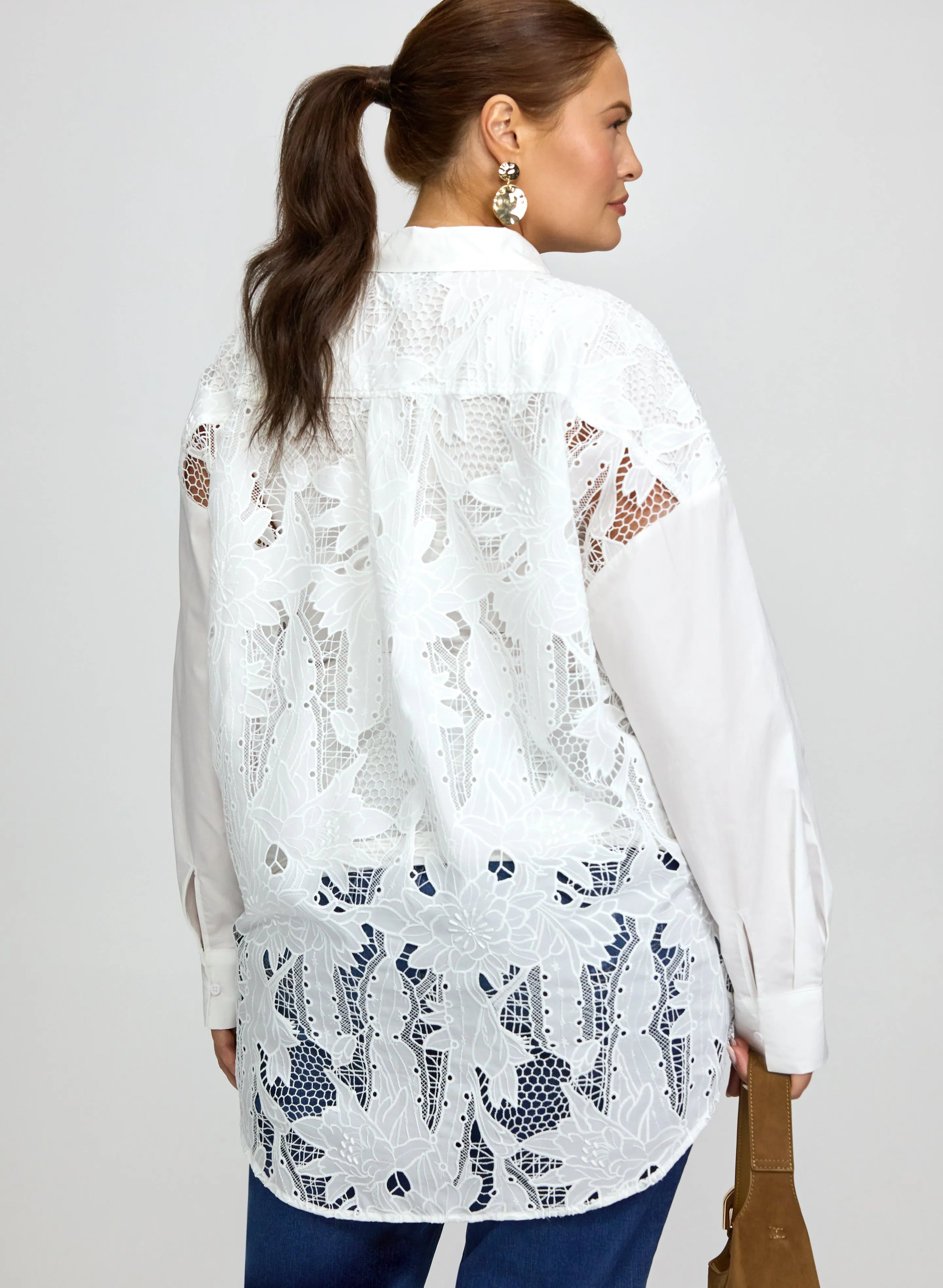 Joseph Ribkoff - Eyelet Embroidered Blouse sold by Laura product image thumbnail 2