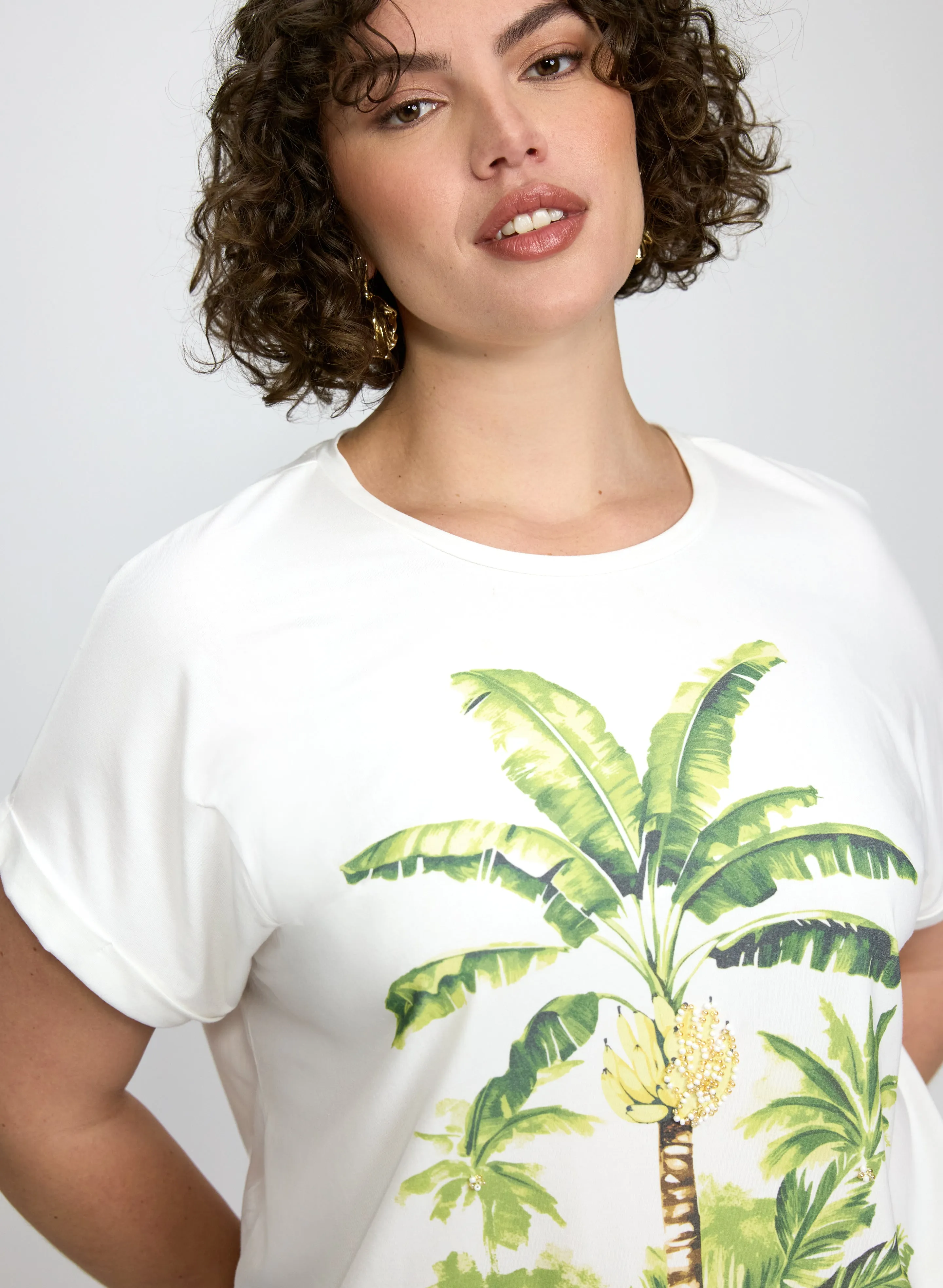 Palm Print T-Shirt sold by Laura product image thumbnail 3