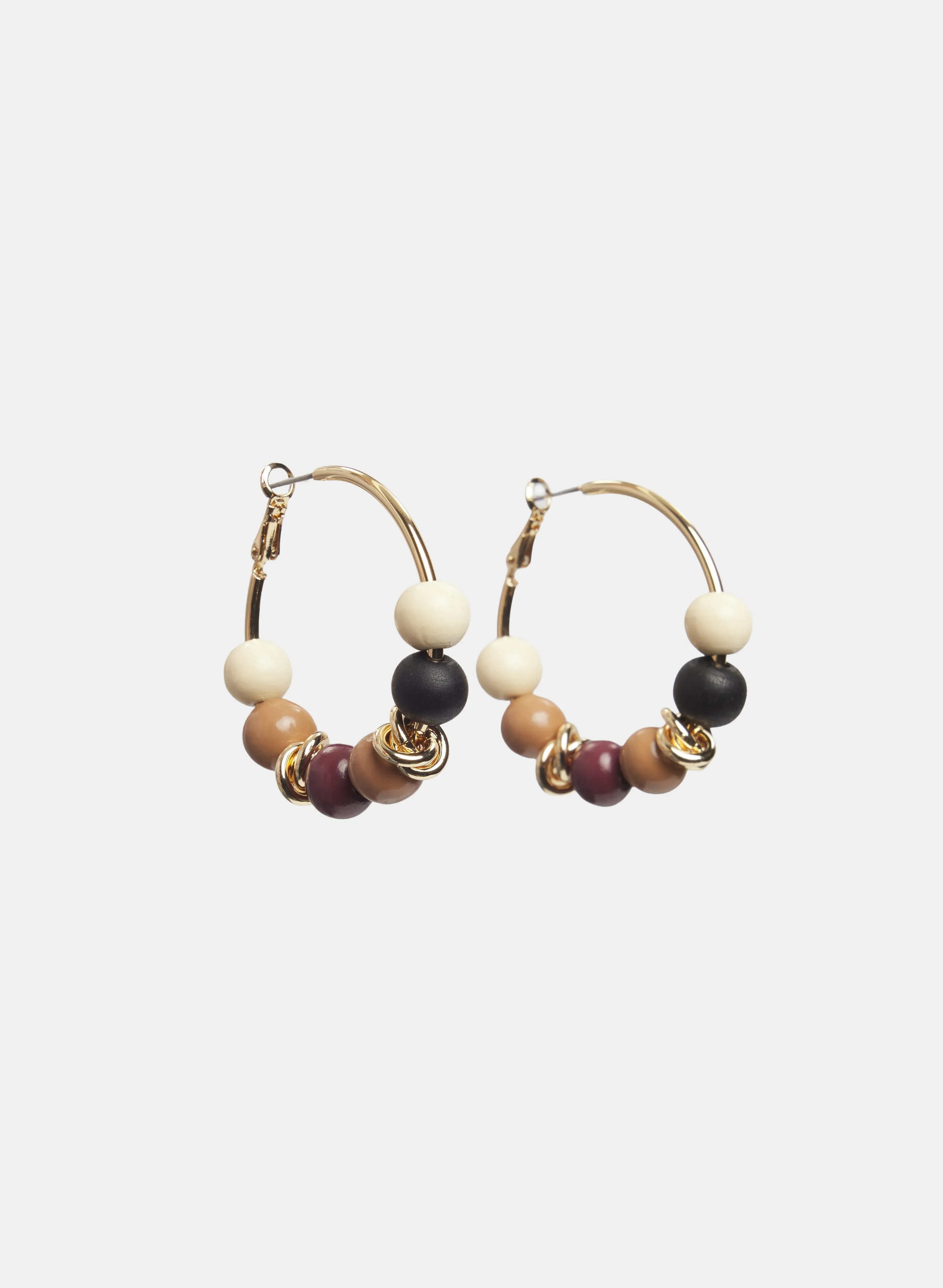 Wood Bead Earrings sold by Laura product image thumbnail 3