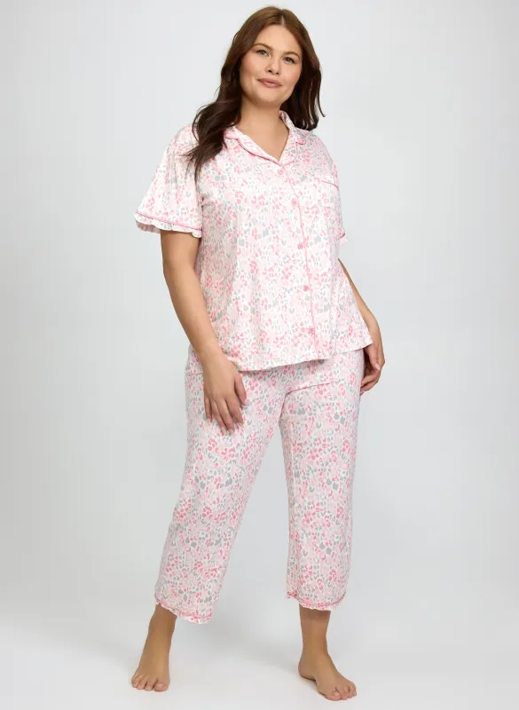 Animal Print Pyjama Set made by Laura